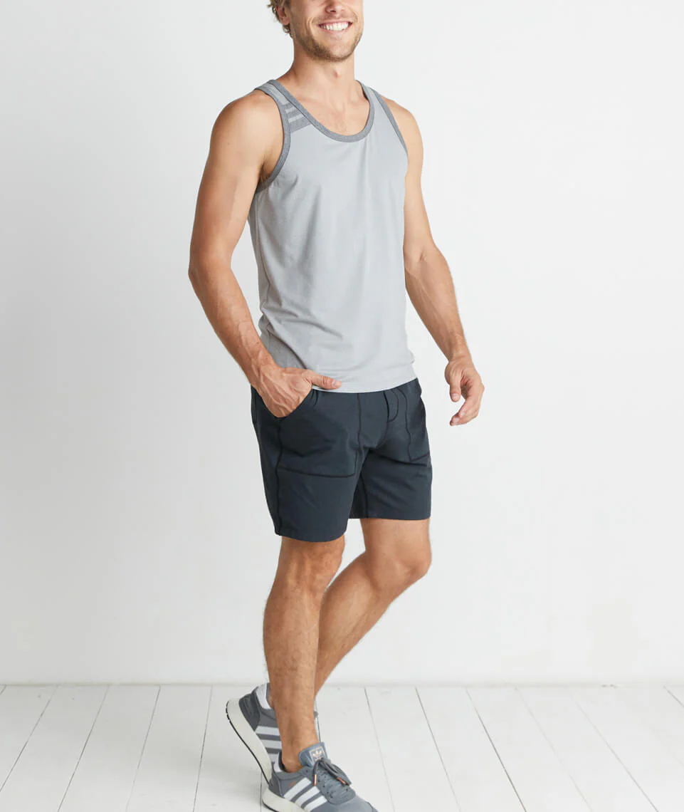Sport Tank in Heather Grey