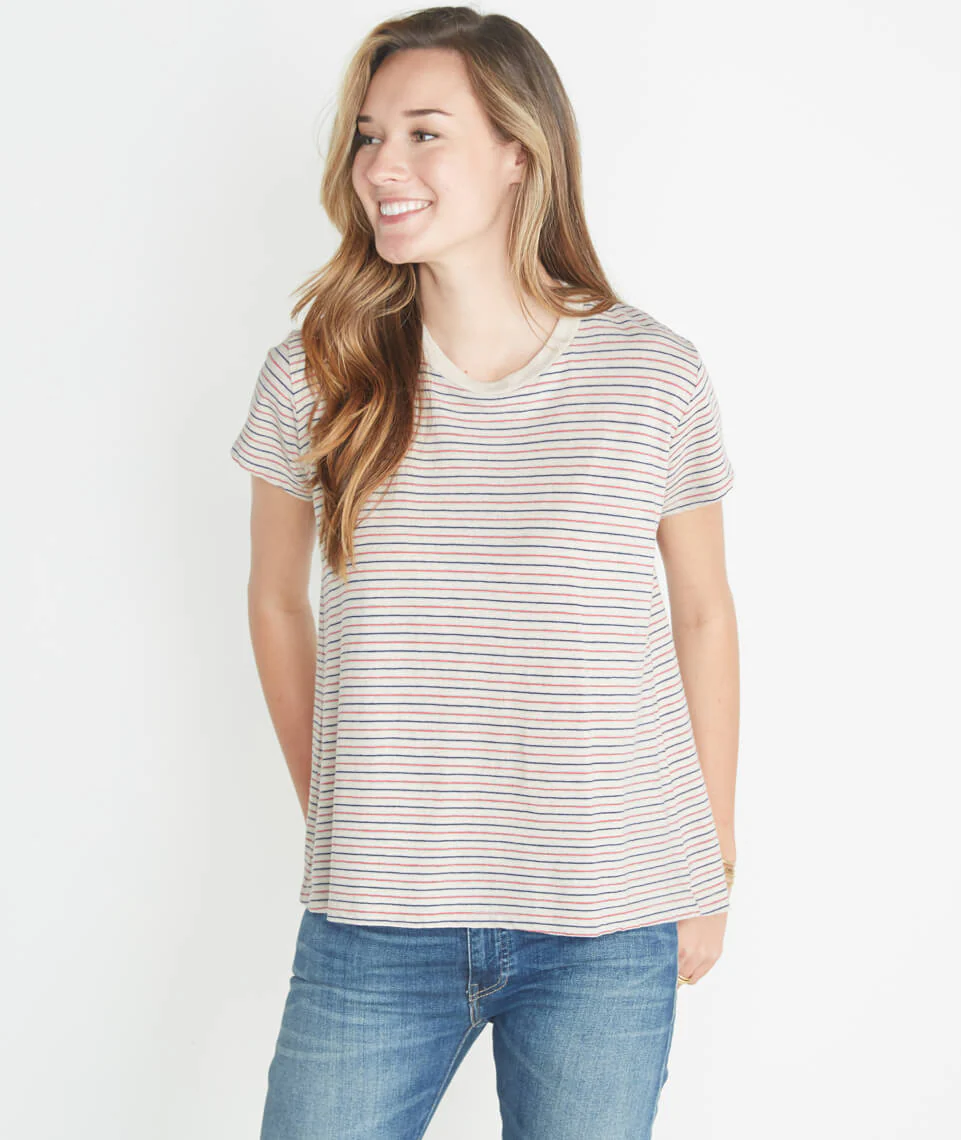 True Crew in Vintage Oat Stripe