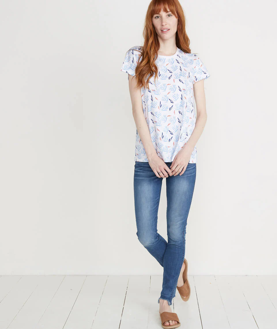 Swing Crew in Leaf Print