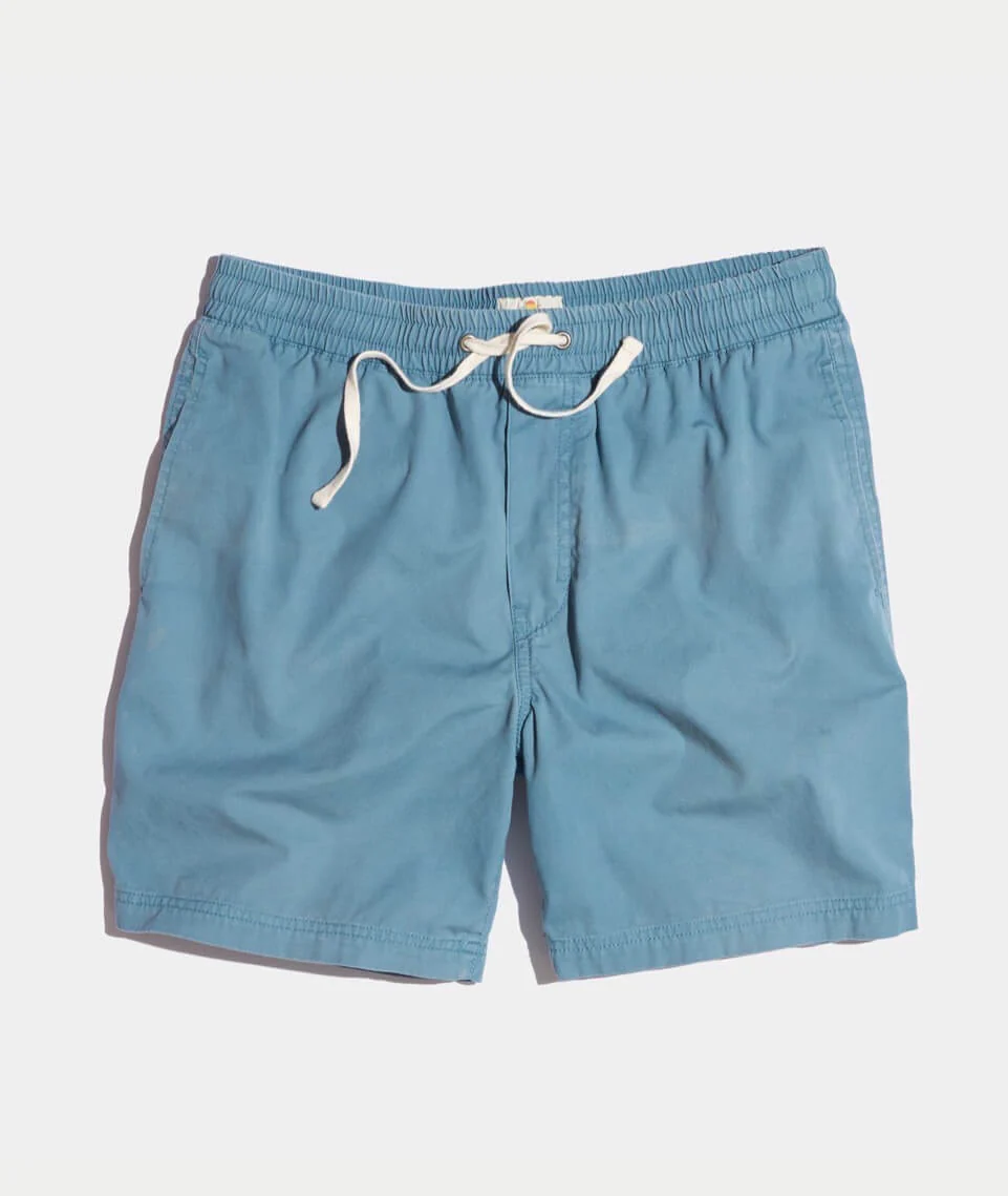 Beach Short in Aegean Blue