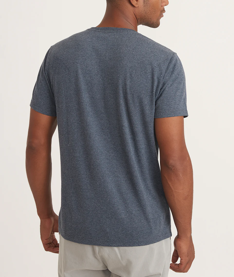 Re-Spun Graphic Tee in Blue Nights