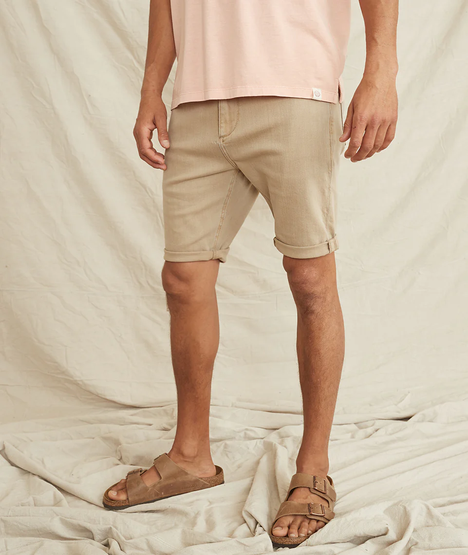 Dock Short in Light Khaki