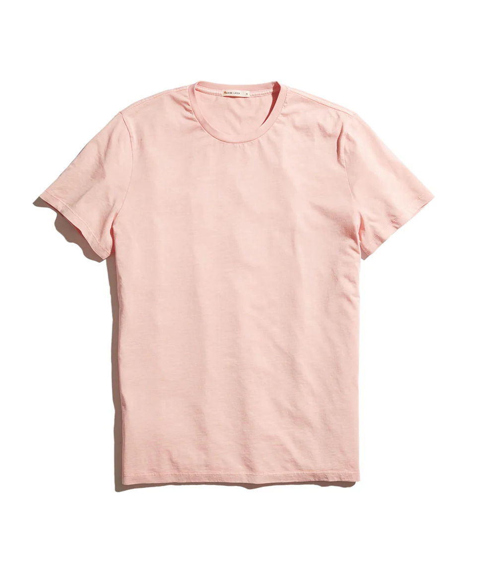 Signature Crewneck in Soft Peach