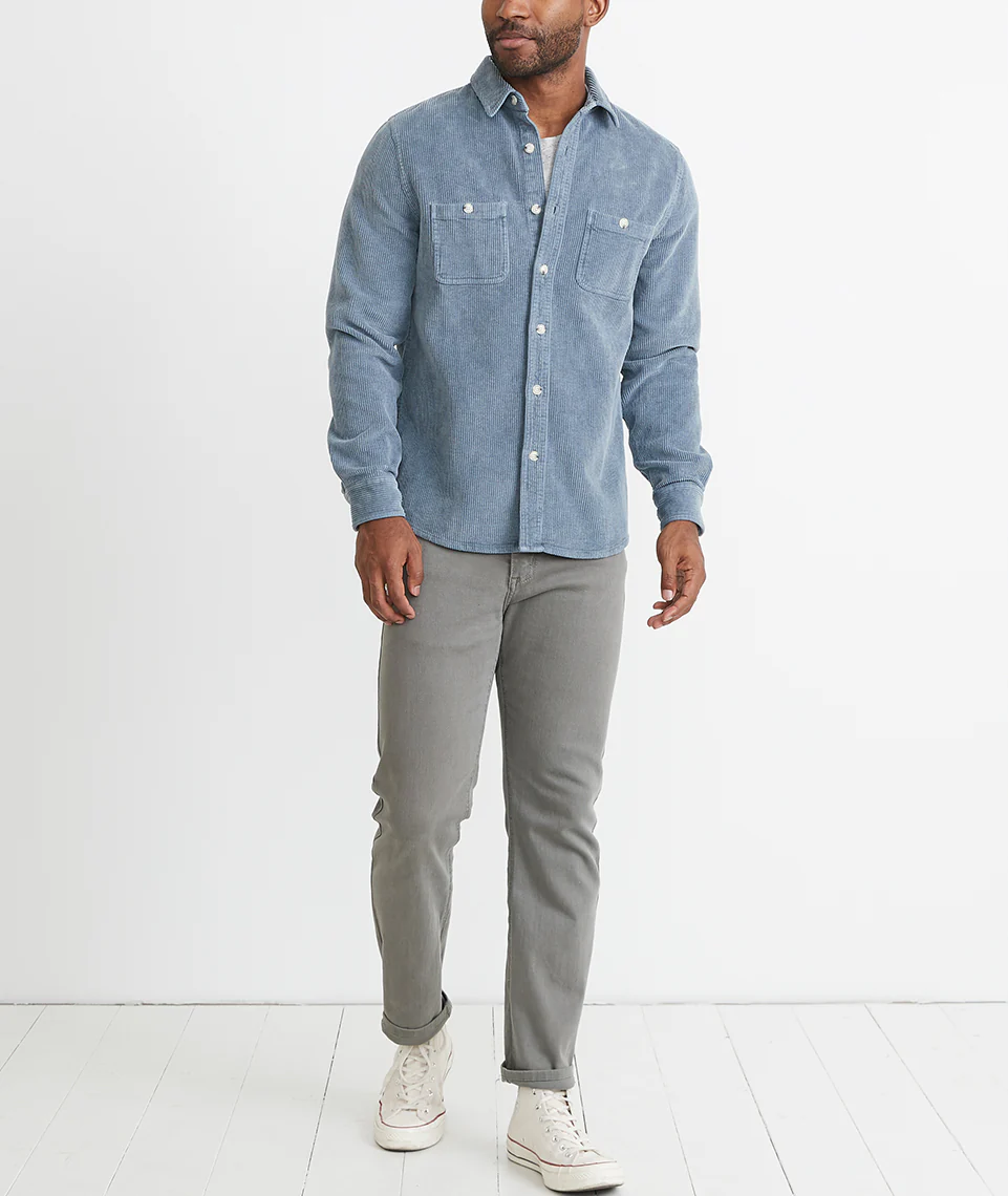 Max Overshirt in Light Indigo