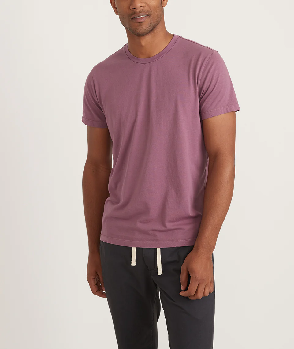 Signature Crew Tee in Tulipwood