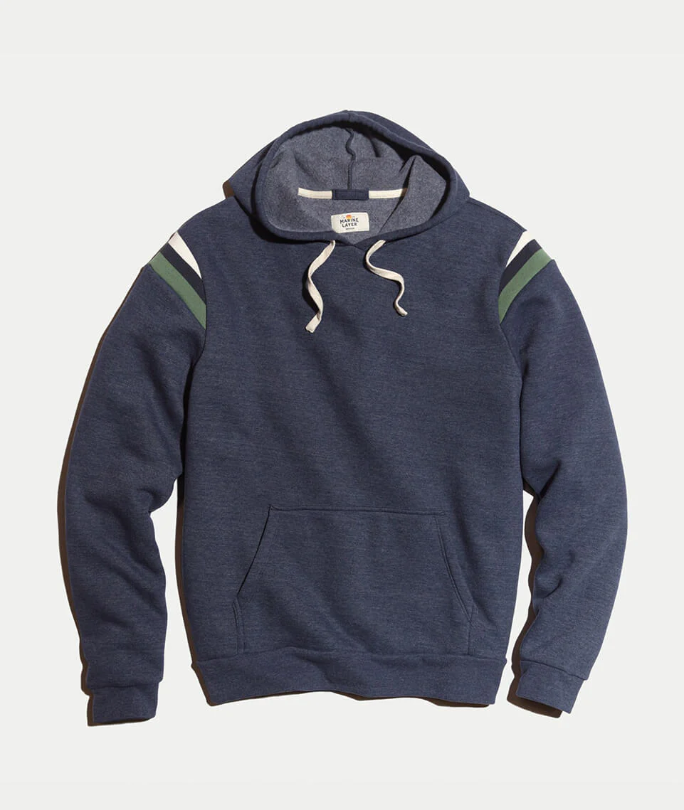 Banks Hoodie in Faded Aegean