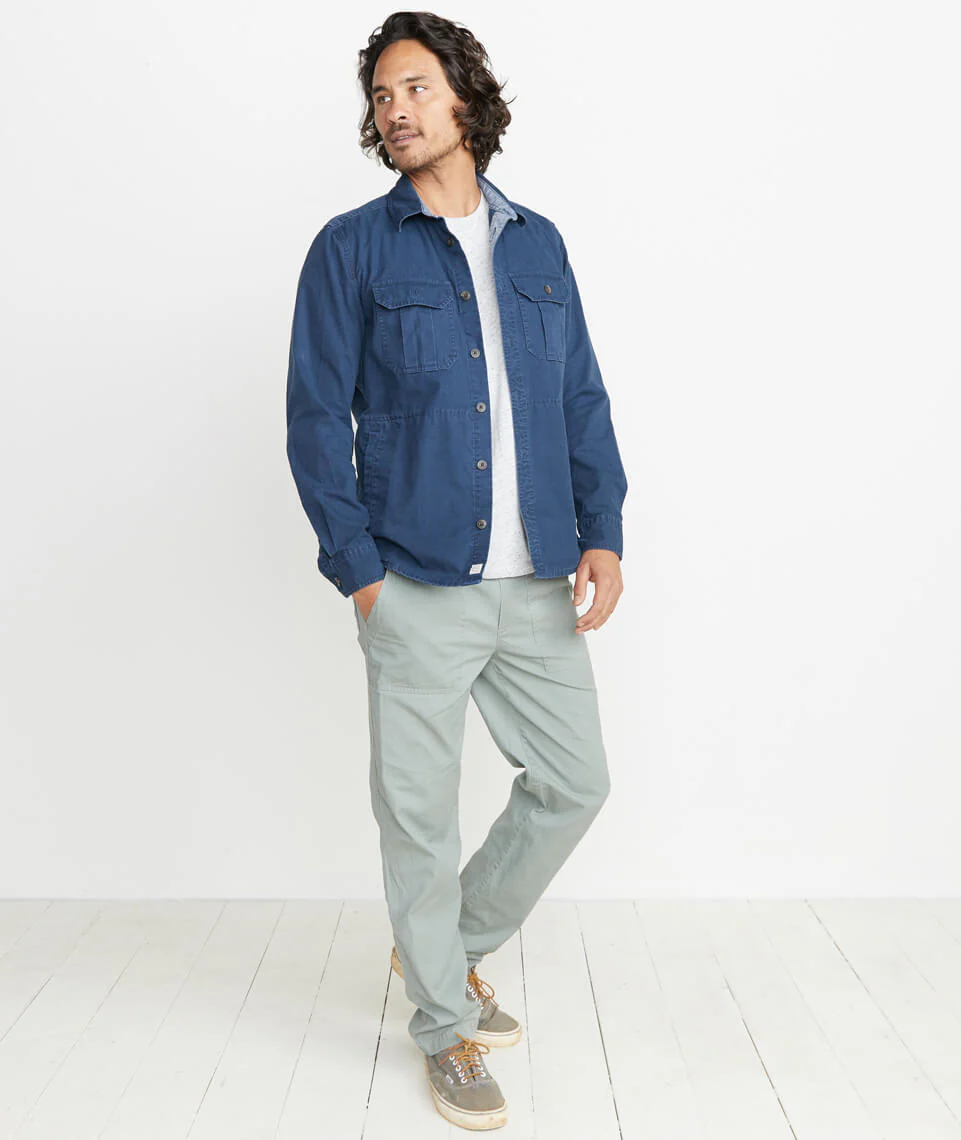 Signature Crewneck in Lt Heather Ash