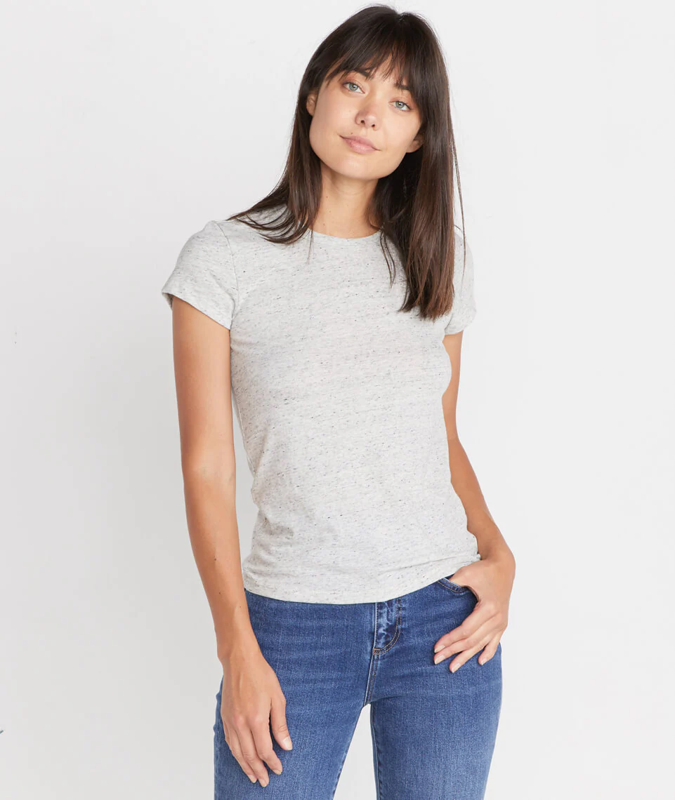 Classic Crew in Heather Ash