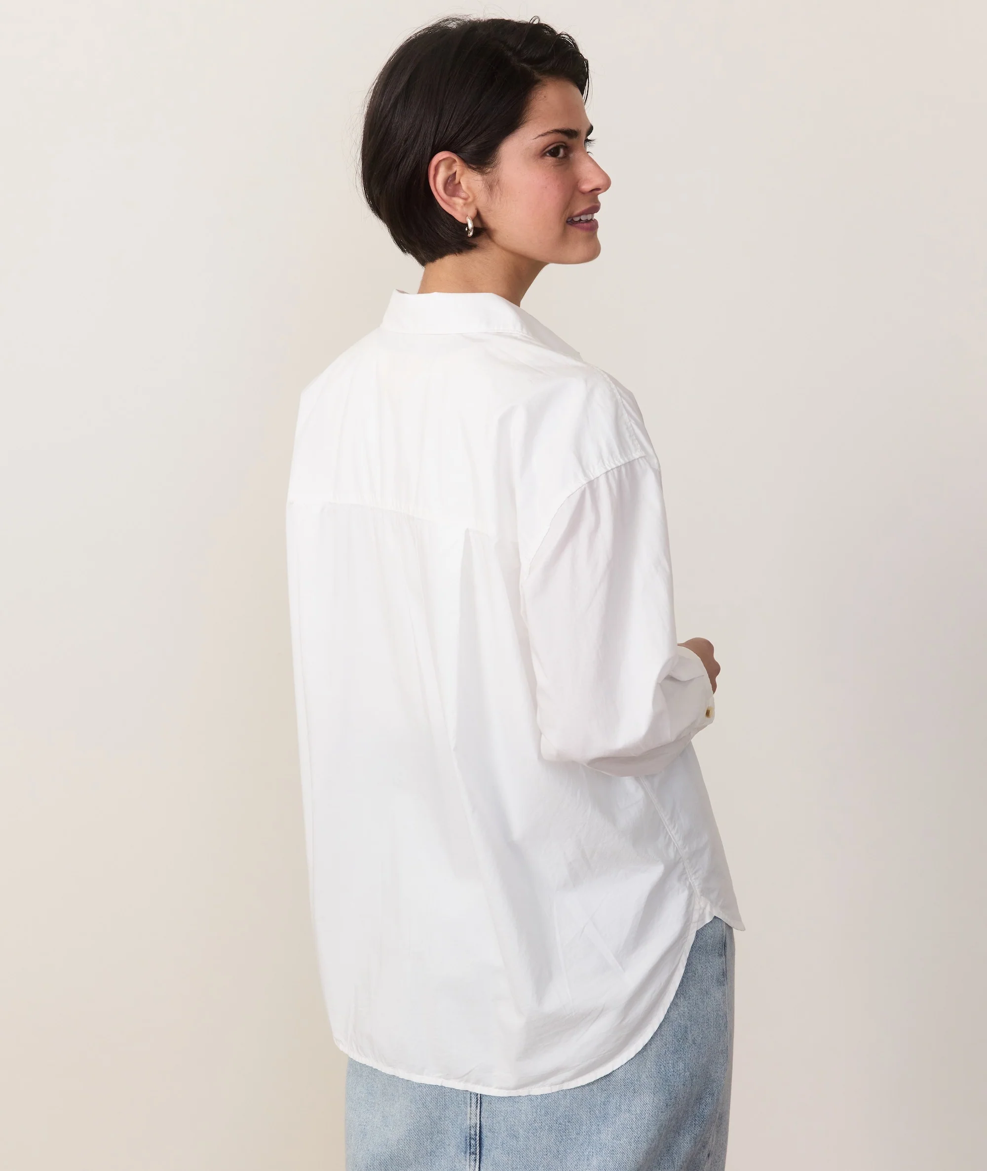 Gracey Oversized Shirt in Cali Poplin