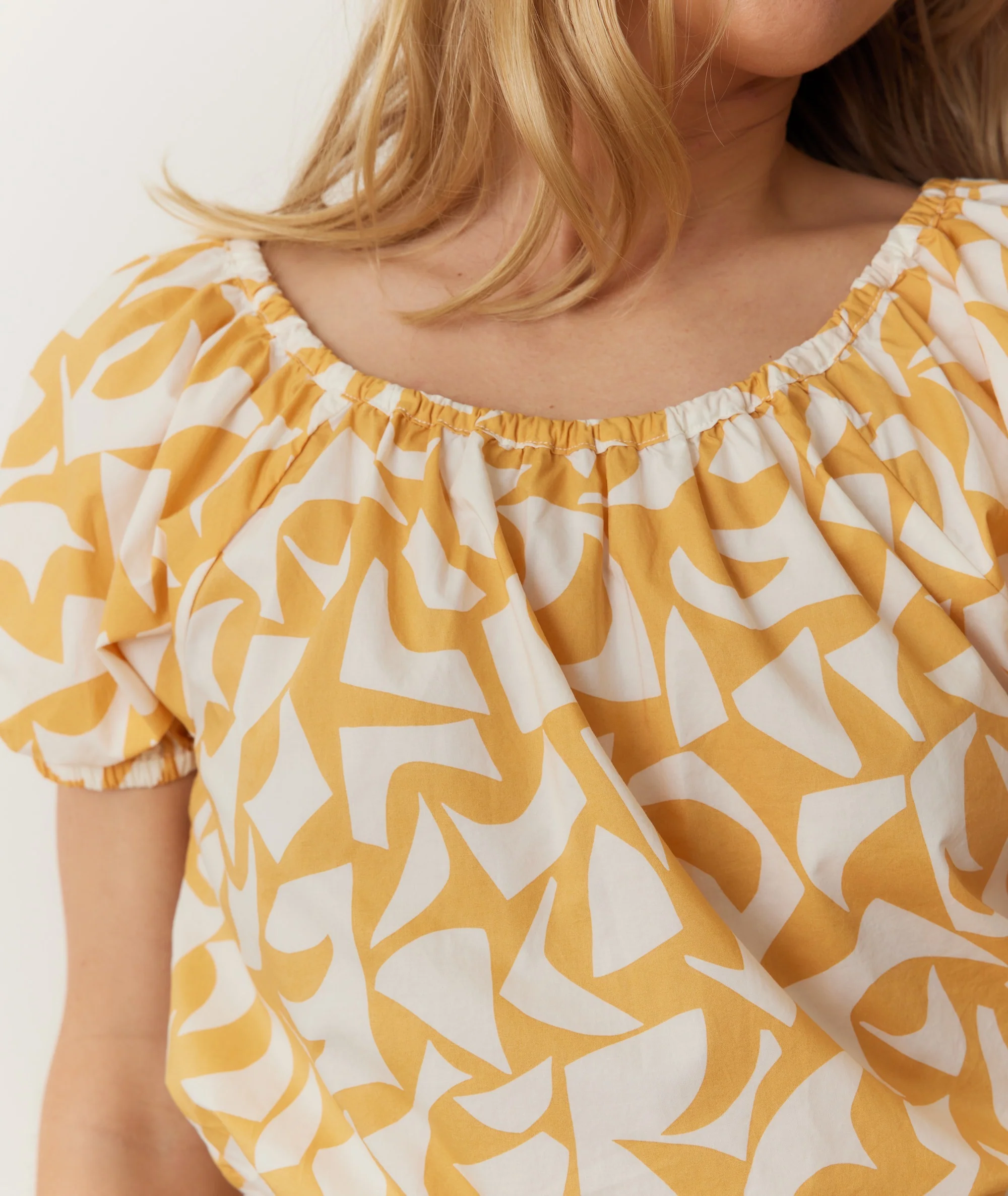 Marella Poplin Crop Blouse