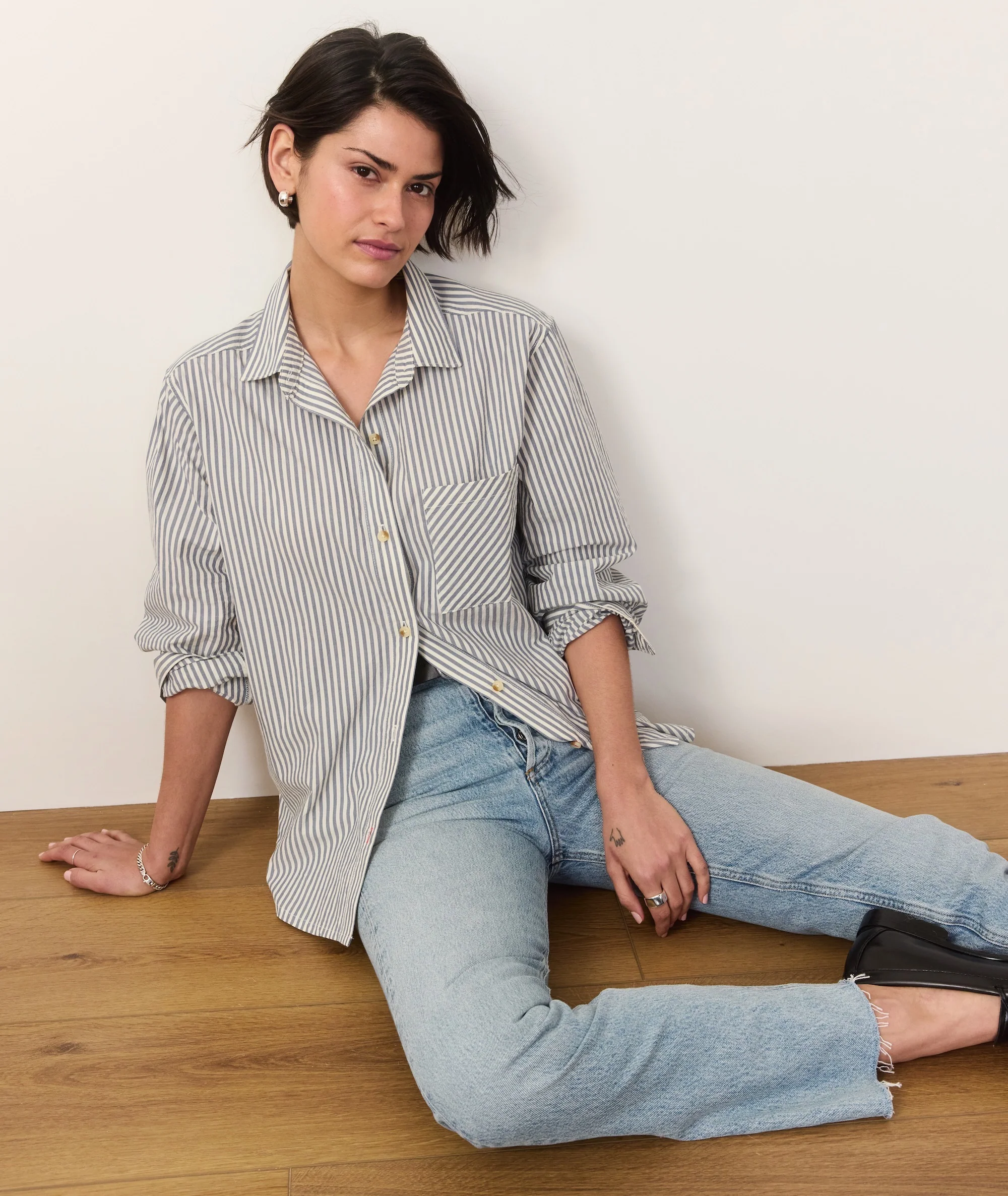 Jane Relaxed Shirt in Cali Poplin
