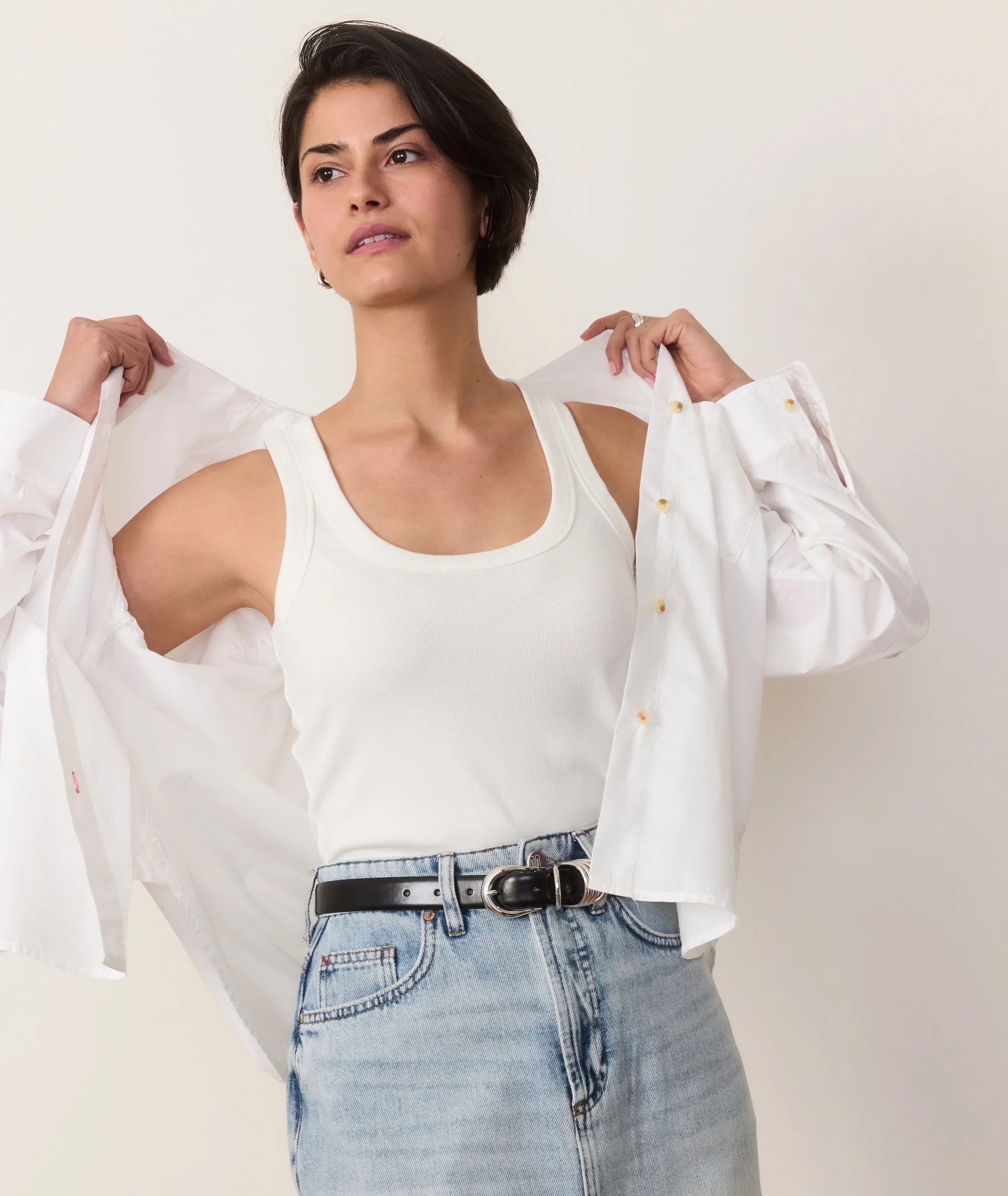 Gracey Oversized Shirt in Cali Poplin