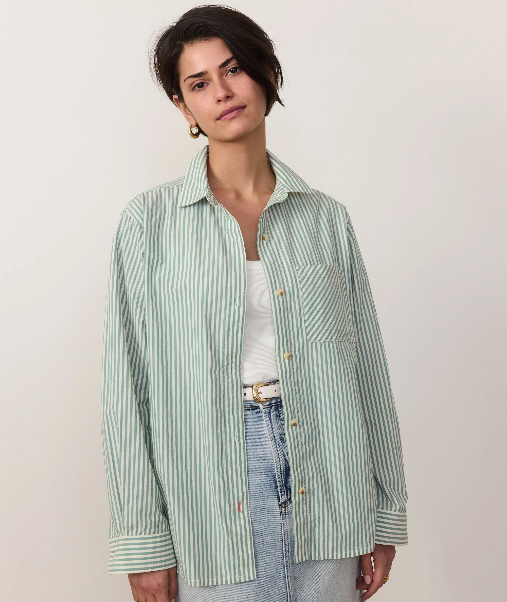 Jane Relaxed Shirt in Cali Poplin