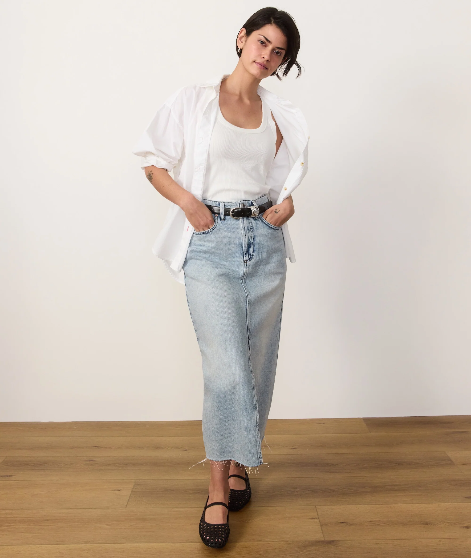 Gracey Oversized Shirt in Cali Poplin