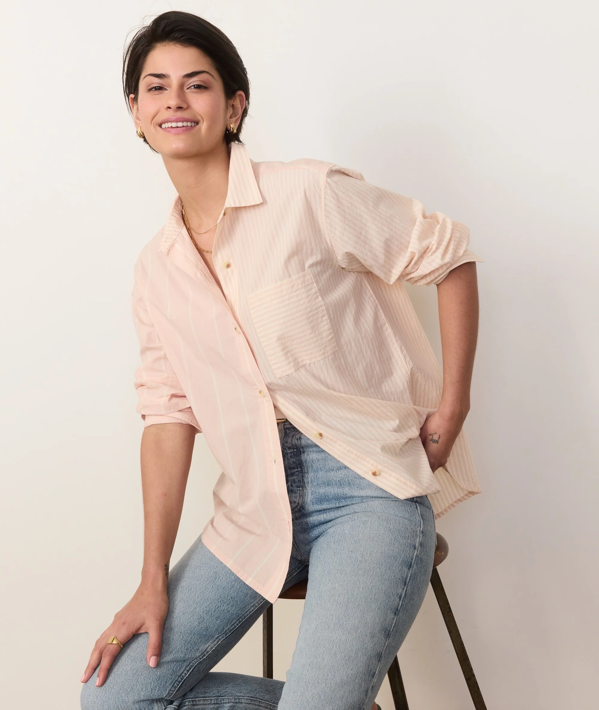 Jane Relaxed Shirt in Cali Poplin