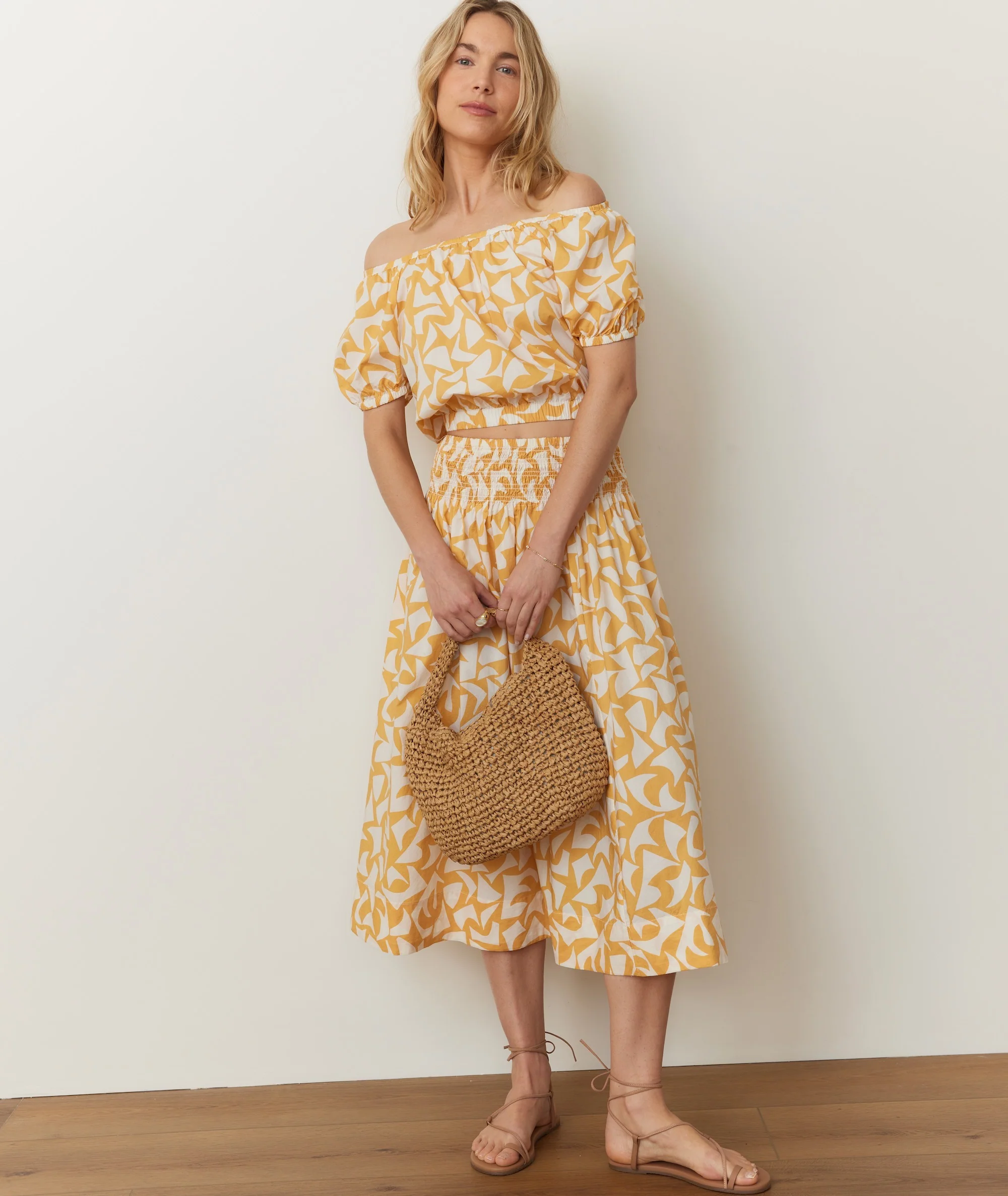 Marella Poplin Crop Blouse