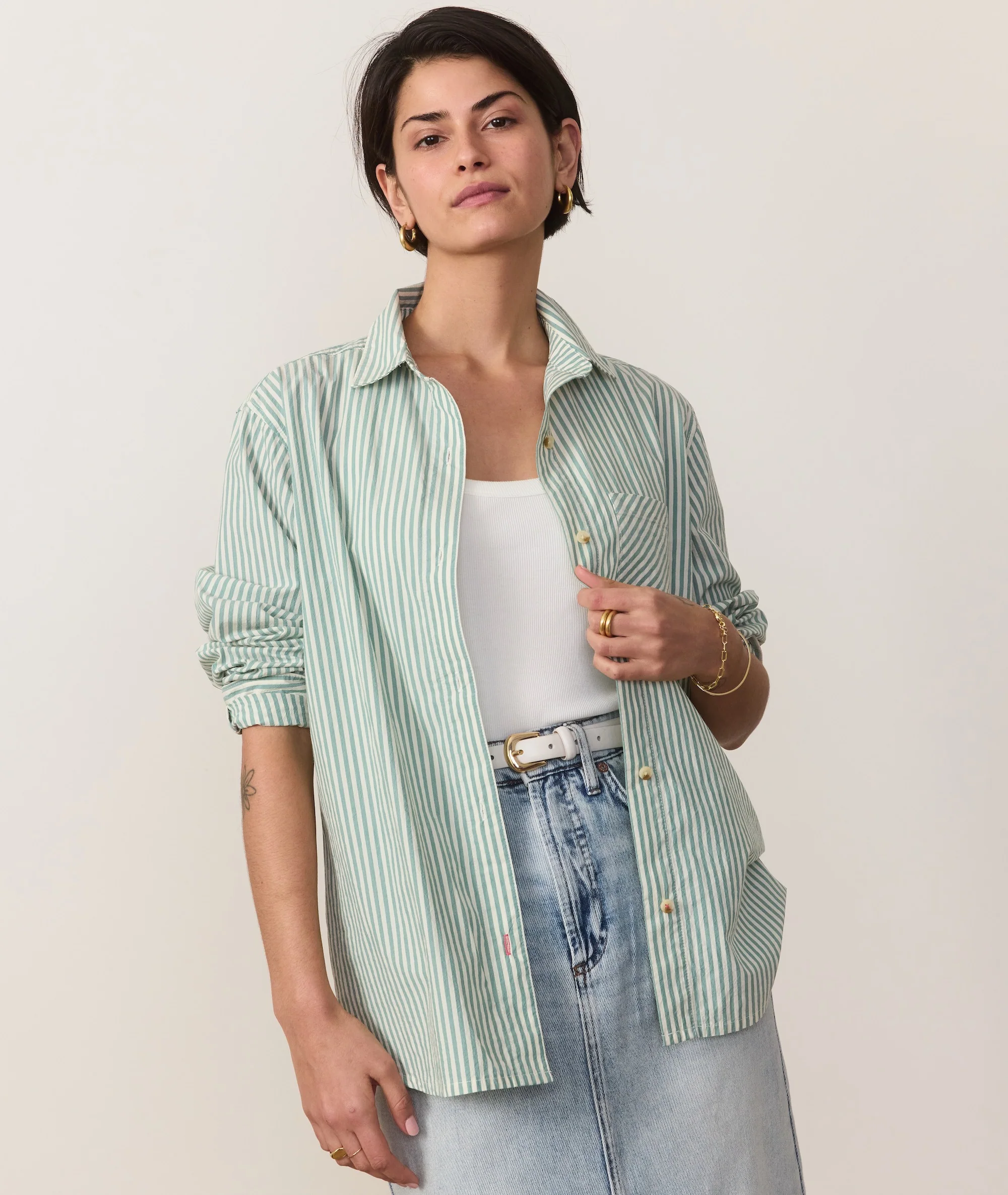 Jane Relaxed Shirt in Cali Poplin