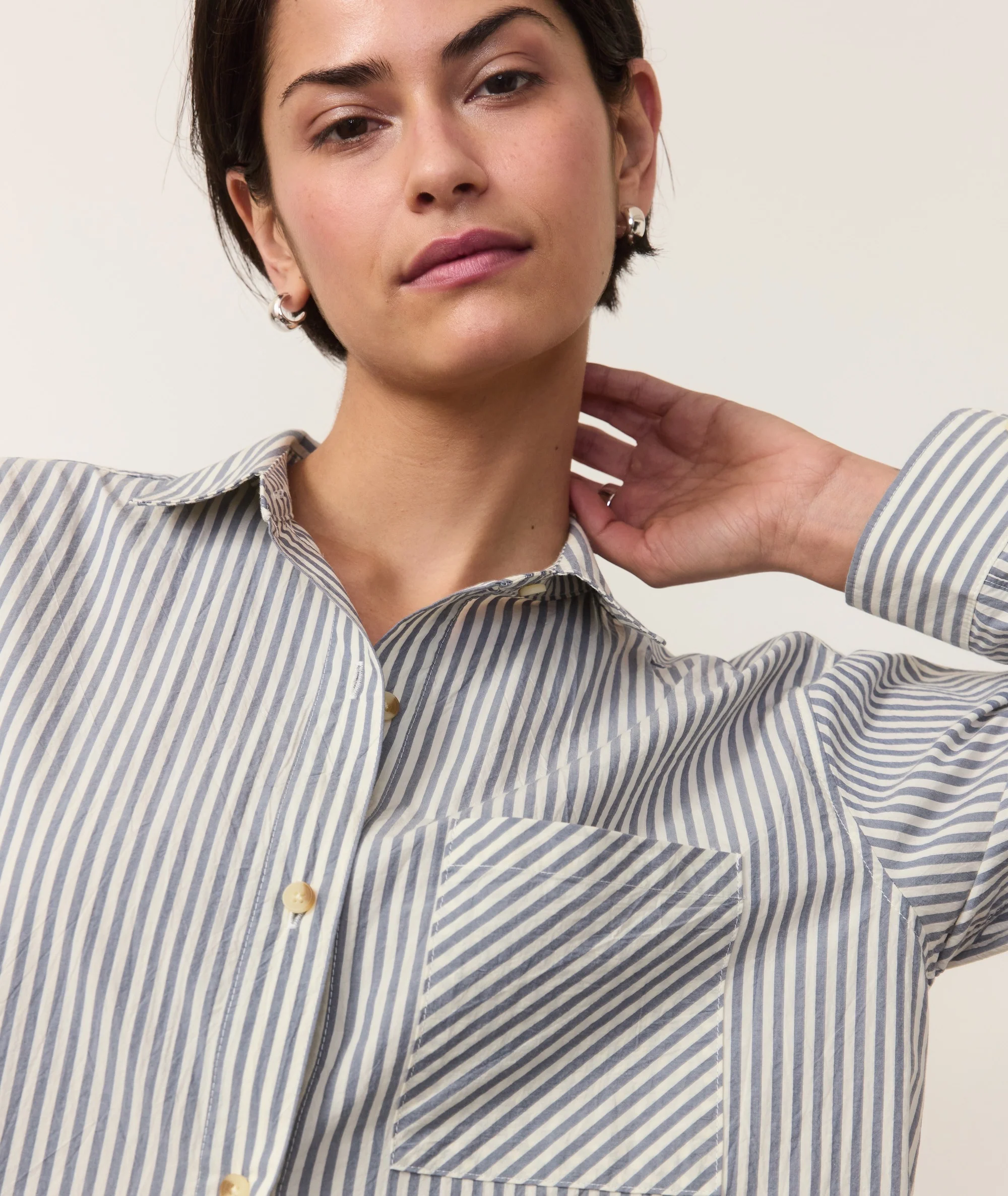 Jane Relaxed Shirt in Cali Poplin