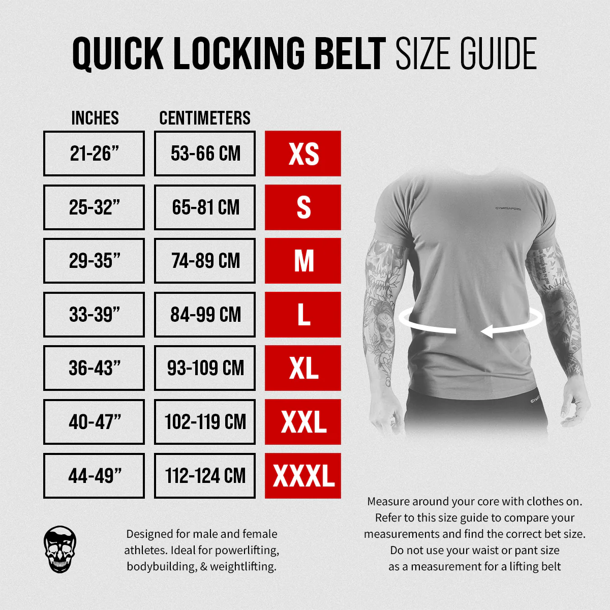 Quick Locking Weightlifting Belt | Premium Back Support - Midnight Camo