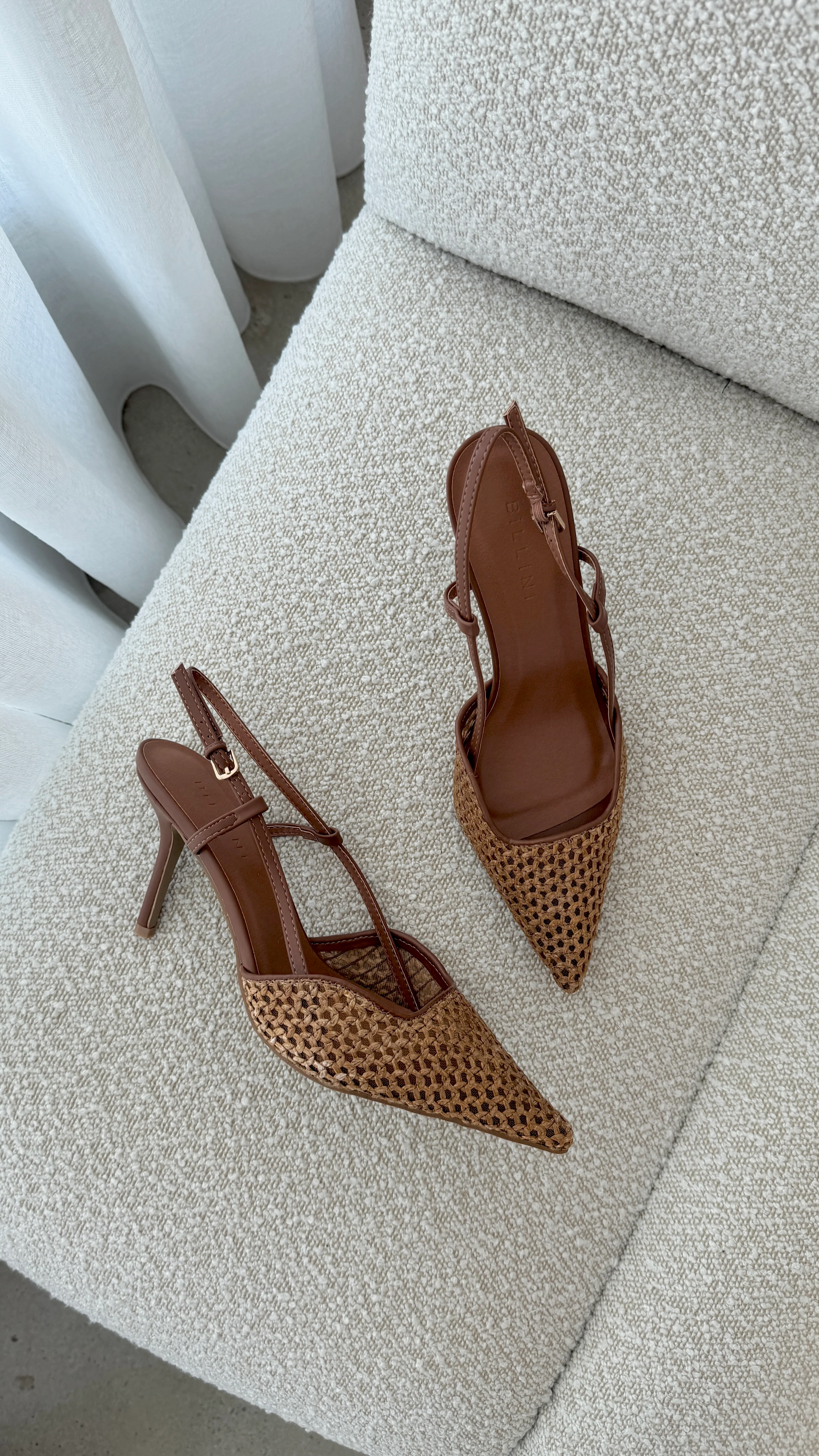Kameron Heel - Dark Tan Natural