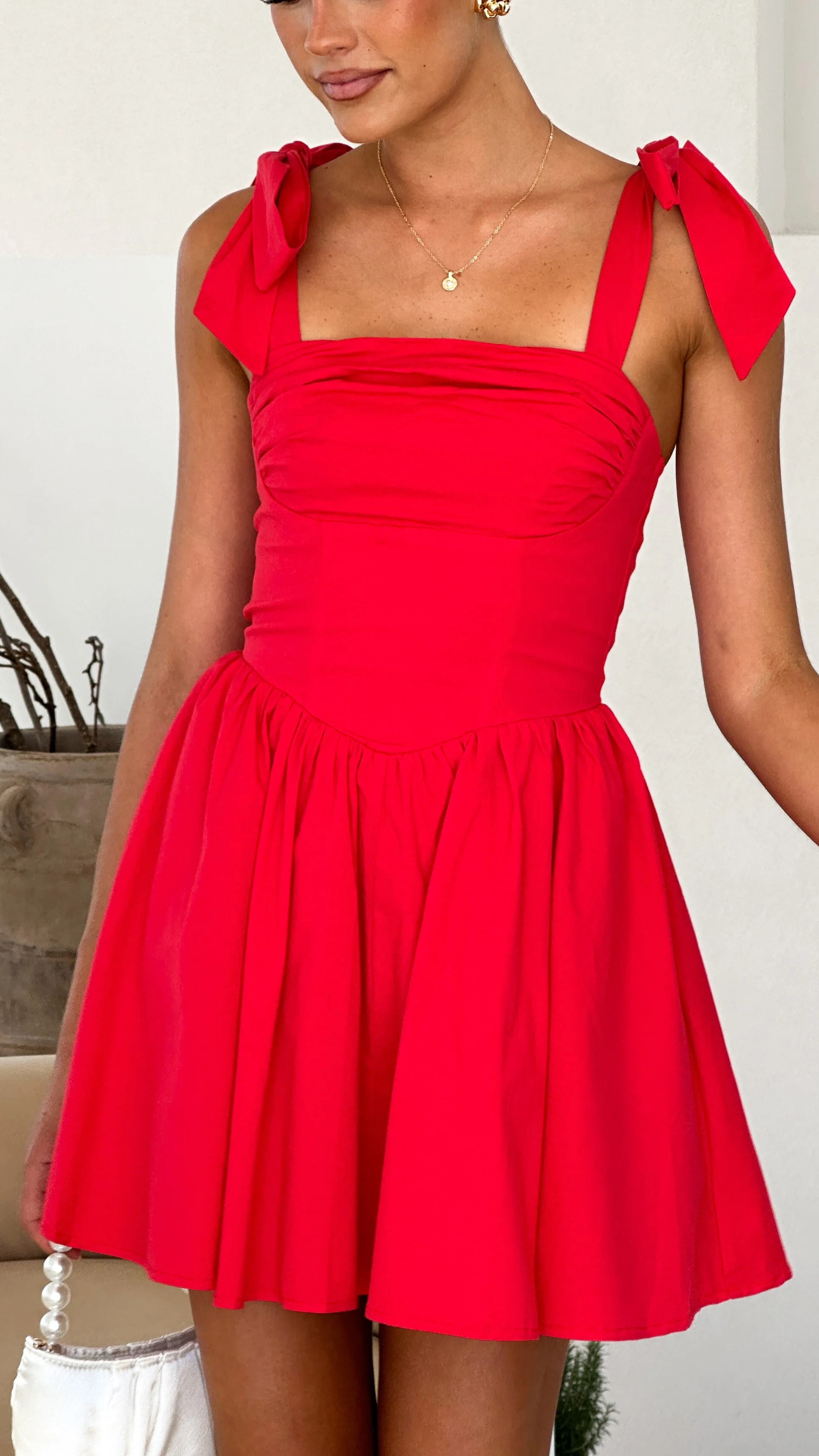 Haisley Mini Dress - Red