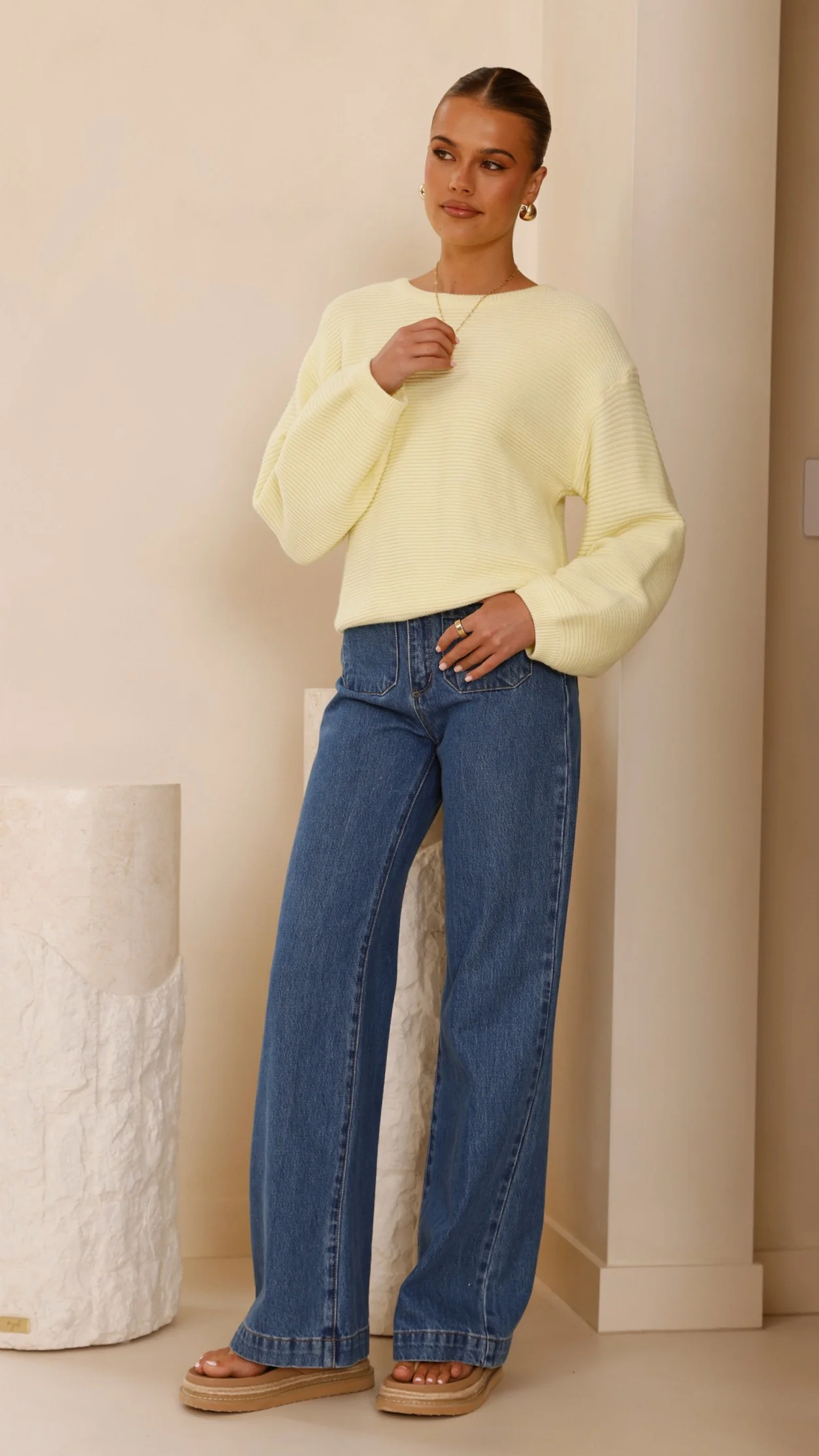 Carmel Knit - Yellow