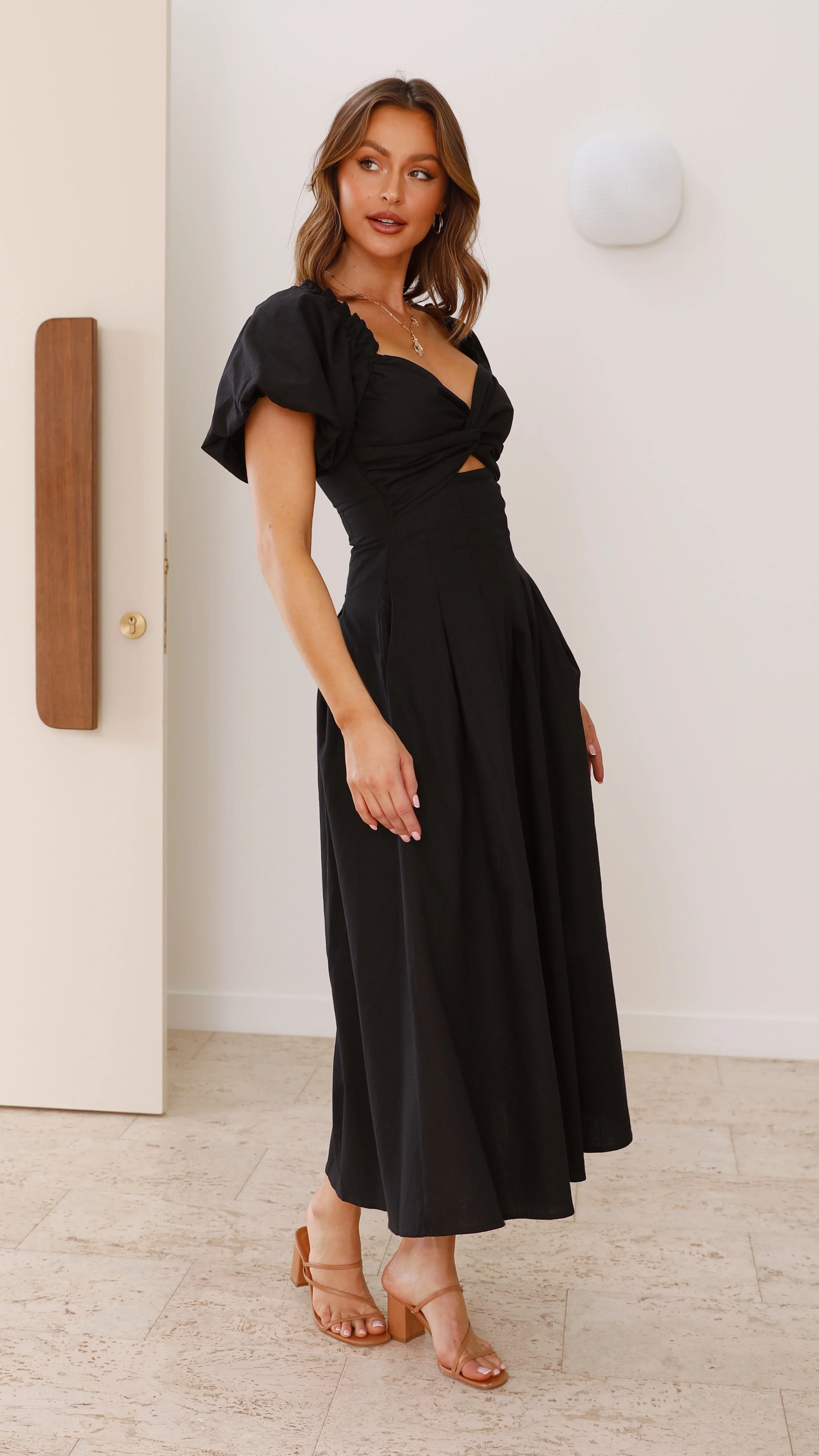 Christina Maxi Dress - Black