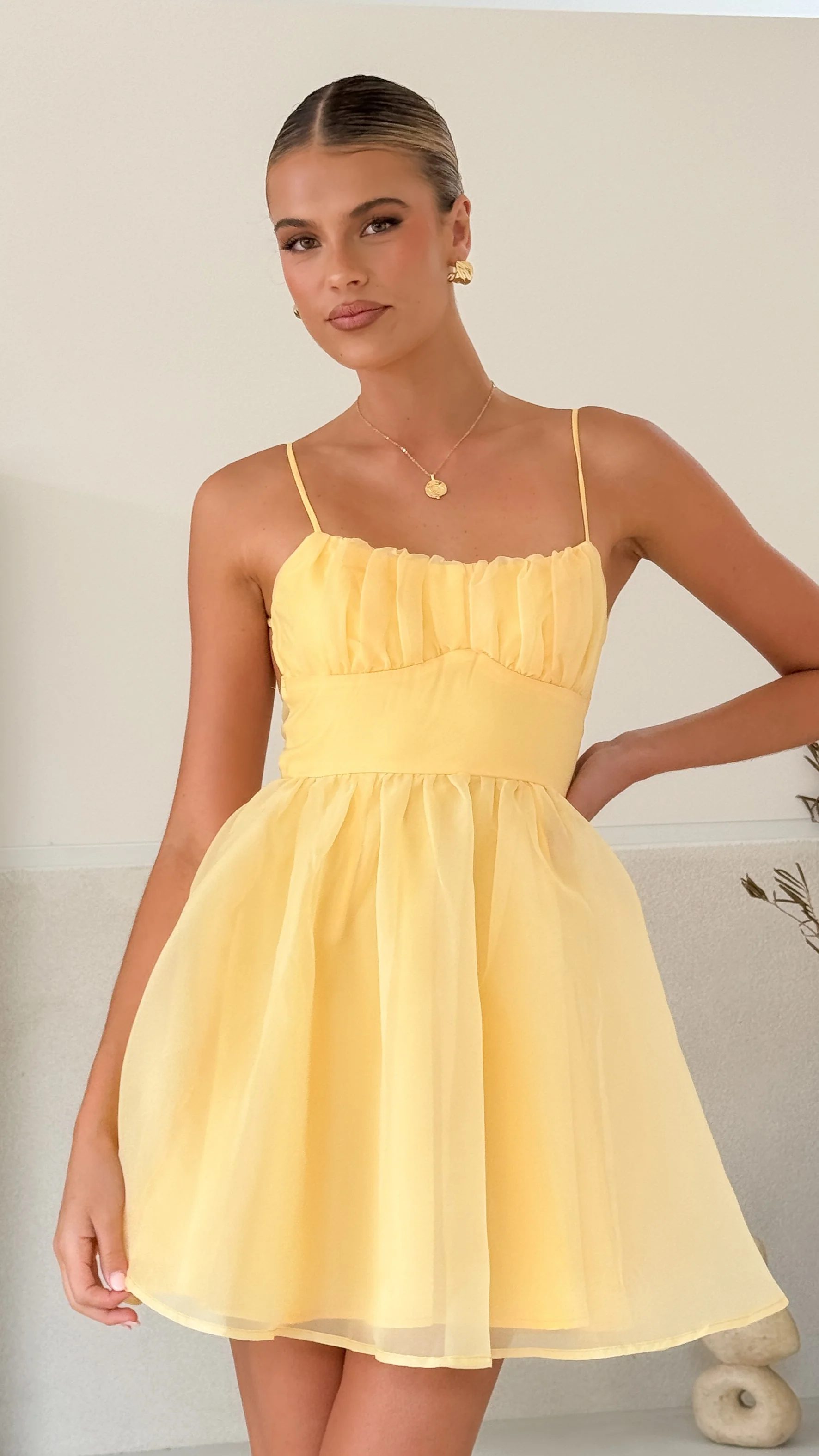Ciele Mini Dress - Lemon
