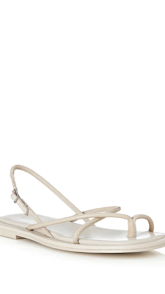 Kendall Sandal - Bone Leather