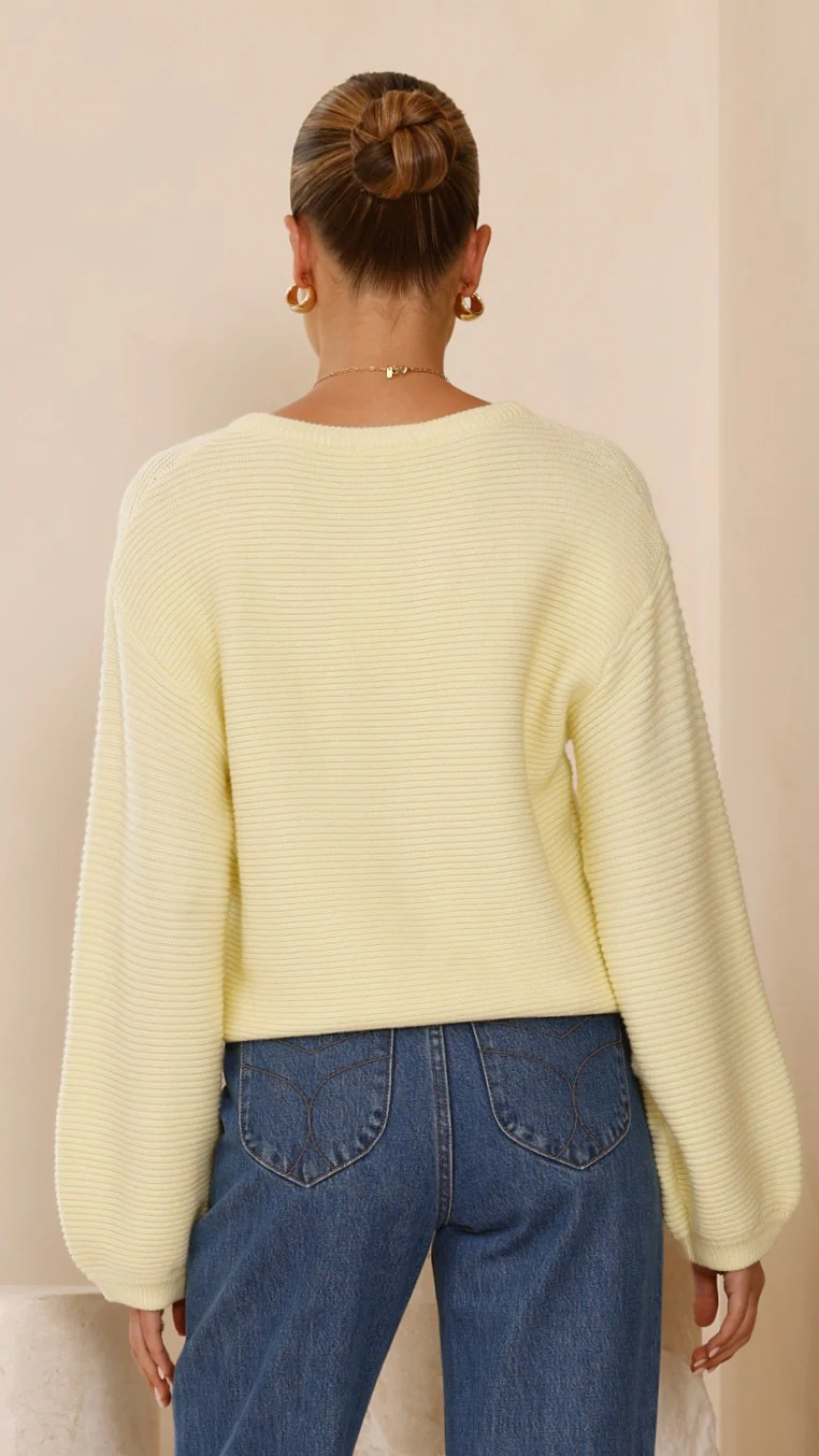 Carmel Knit - Yellow