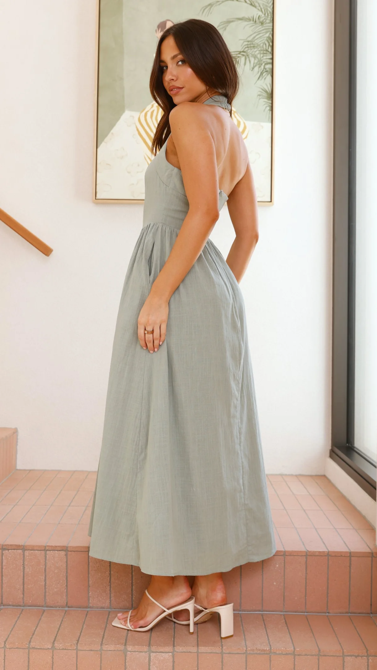 Caden Maxi Dress - Sage