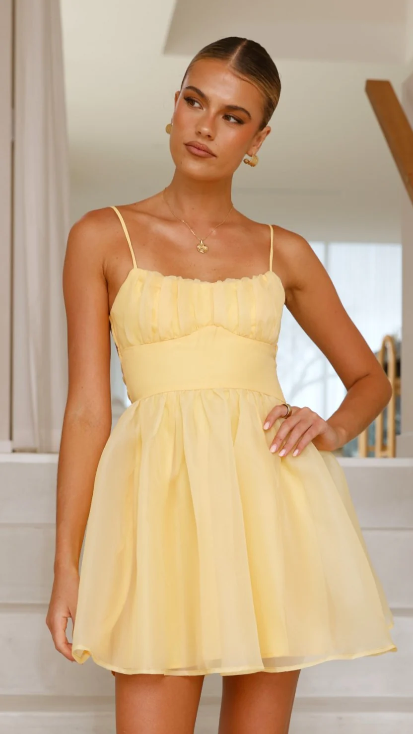 Ciele Mini Dress - Lemon