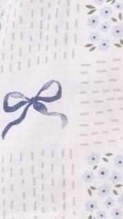 Abilene Wrap Mini Skirt - Sweet Bow Blue