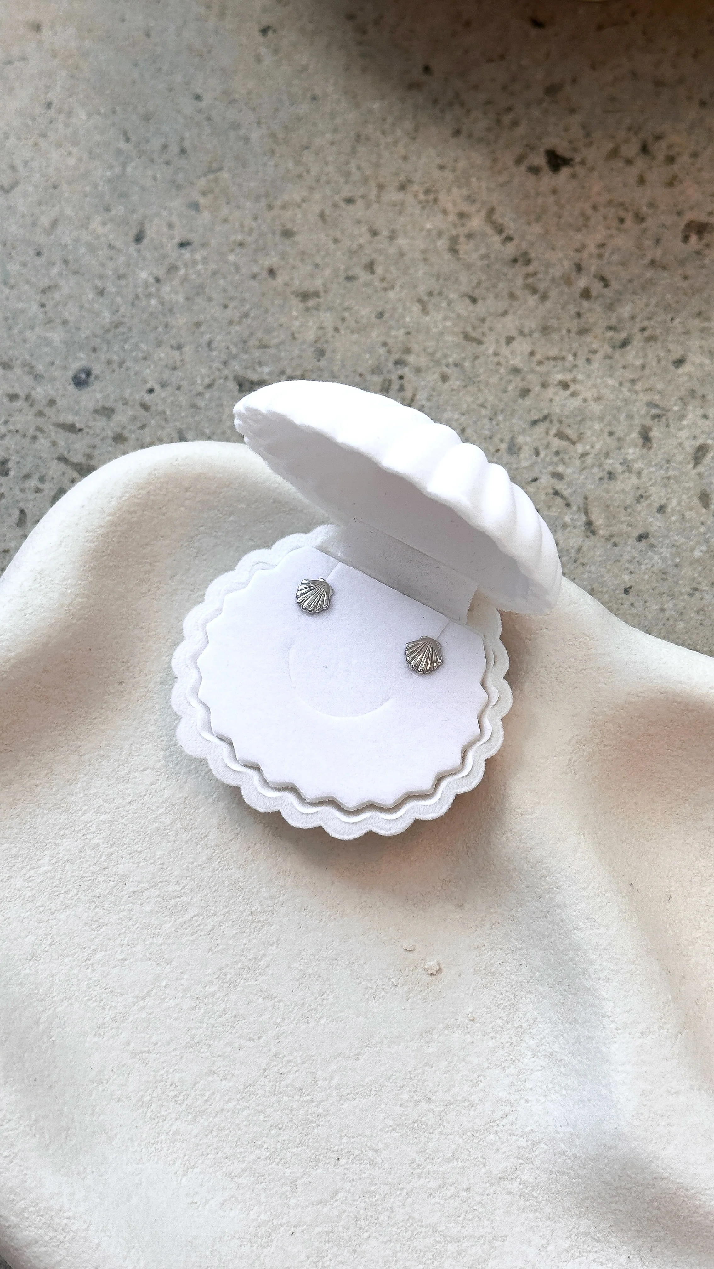 Callico Sun Stud Earrings - Sterling Silver