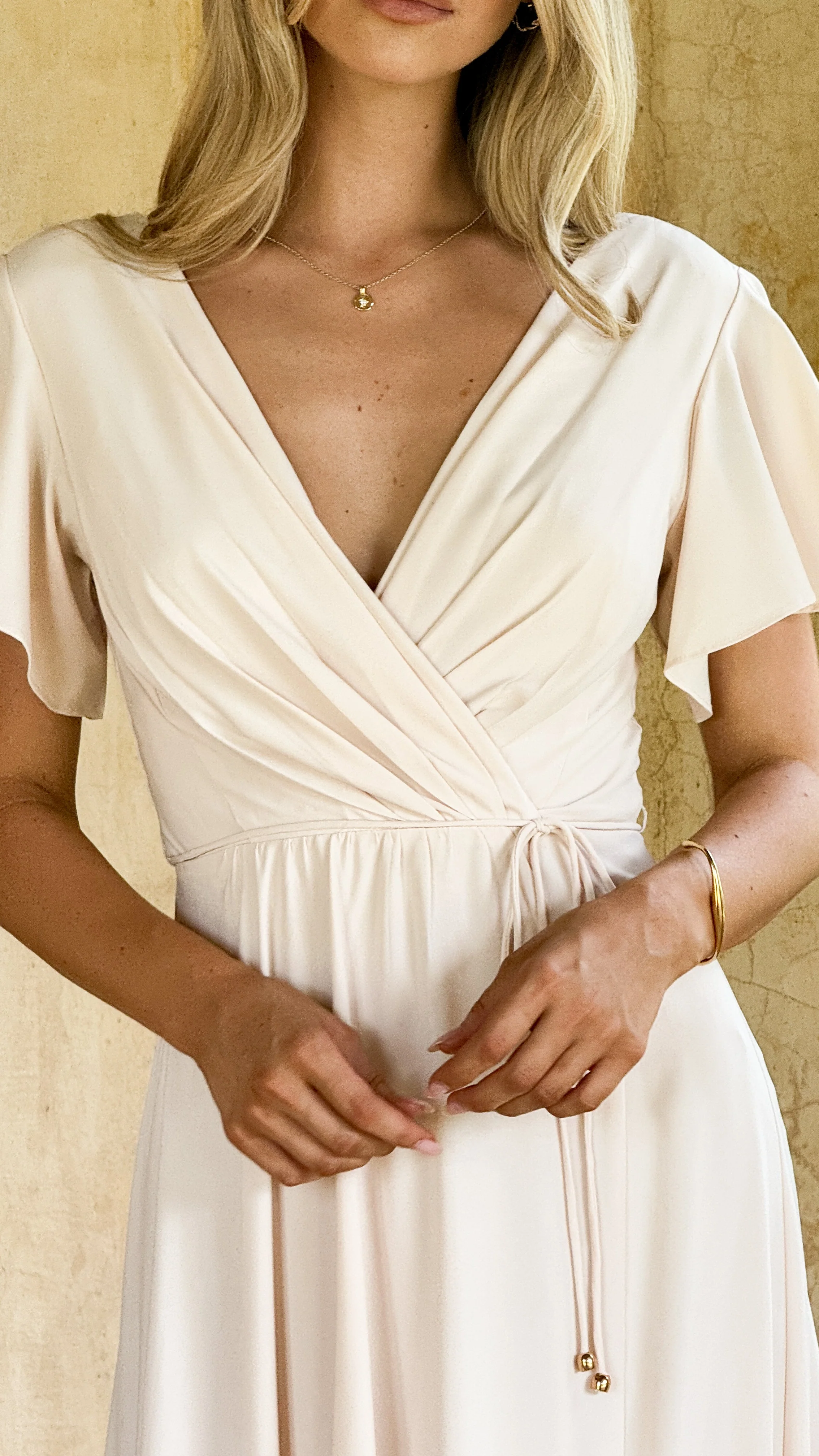 Charlize Maxi Dress - Ivory