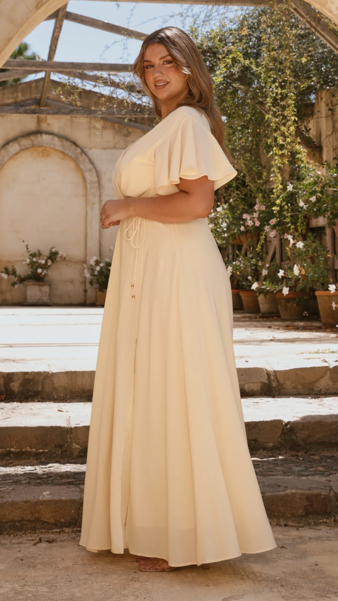 Charlize Maxi Dress - Yellow