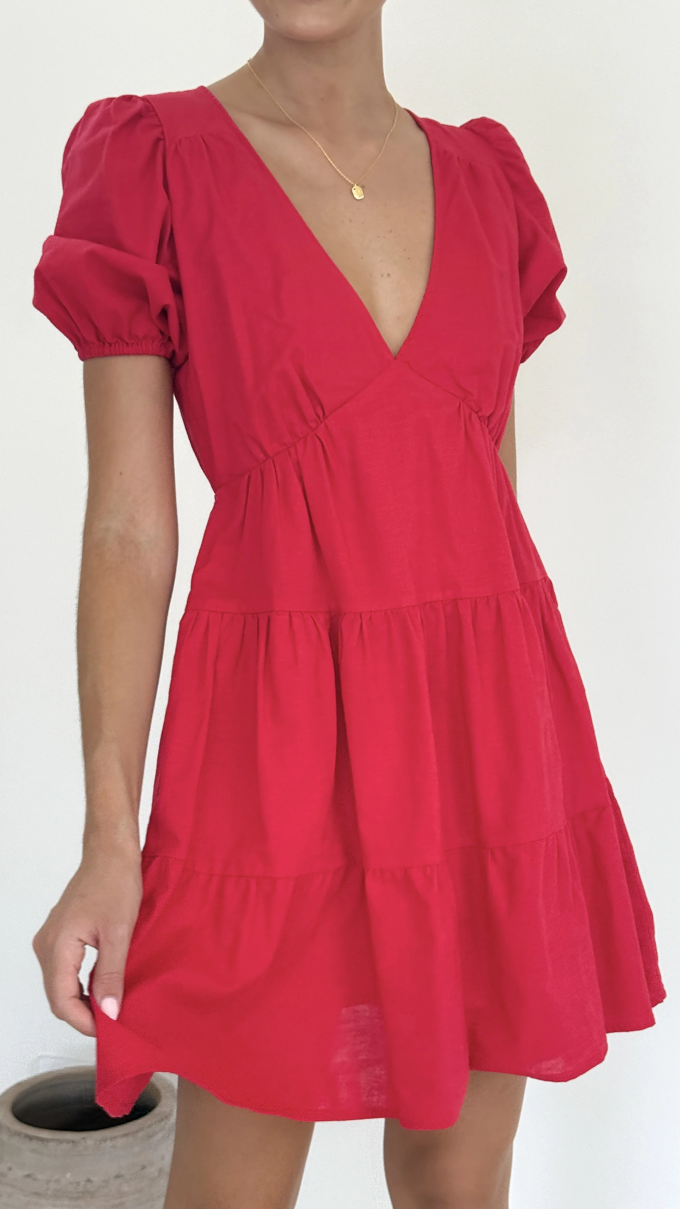 Billie Mini Dress - Red