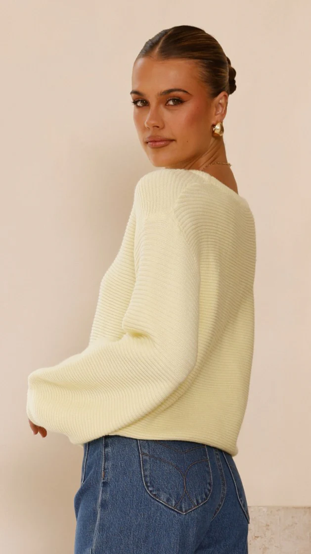 Carmel Knit - Yellow