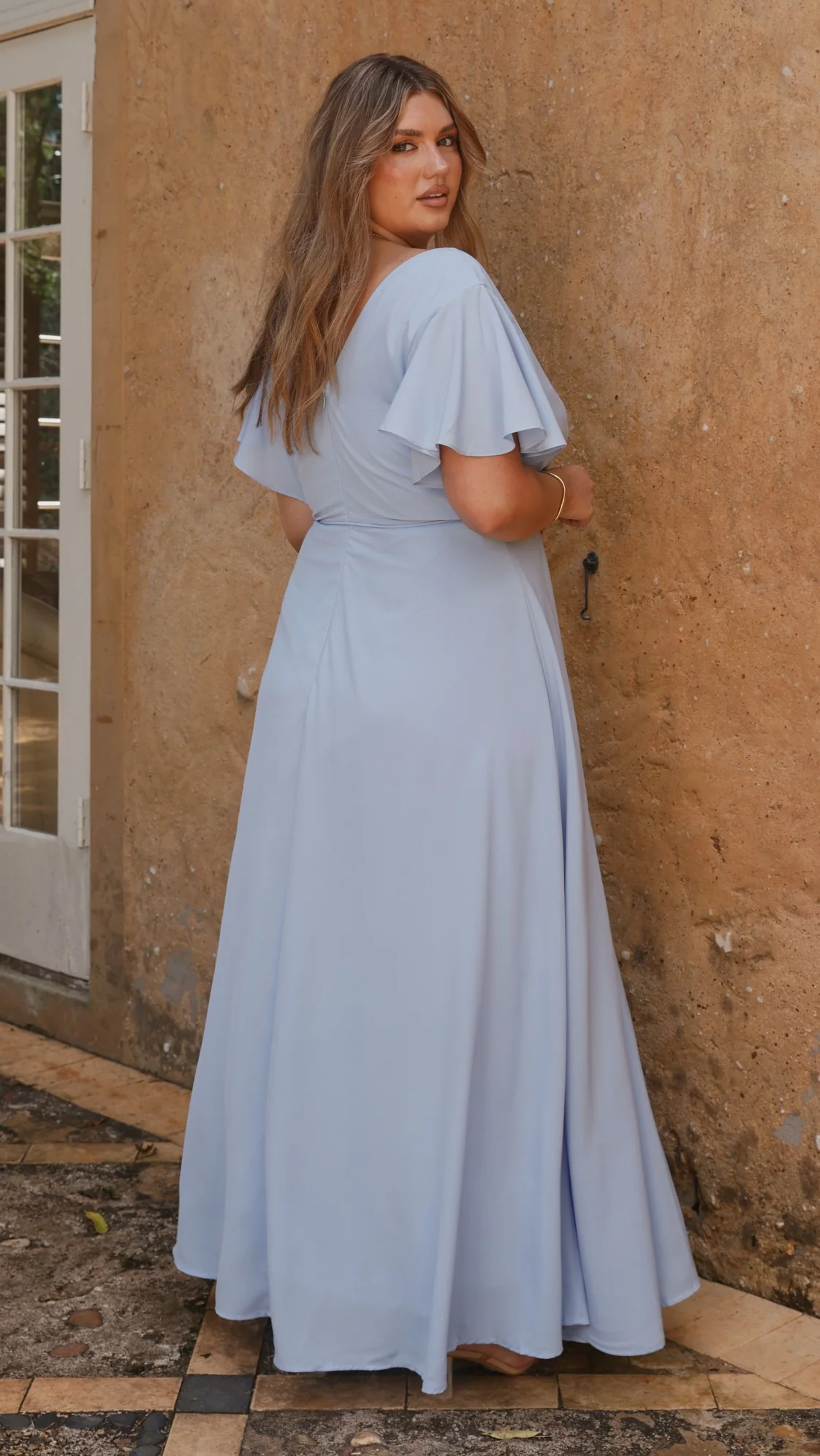 Charlize Maxi Dress - Blue