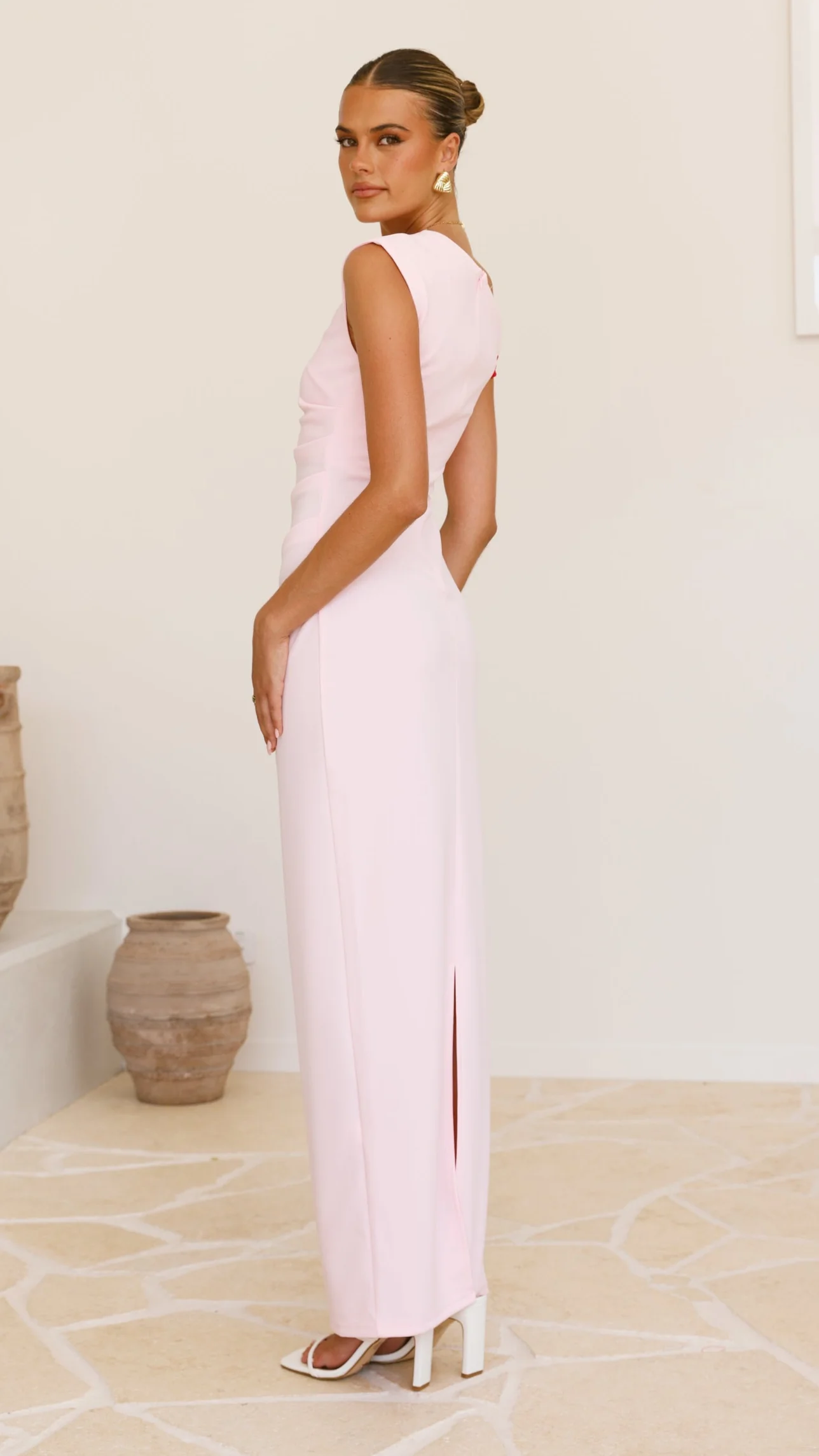 Honey Maxi Dress - Pink/Red