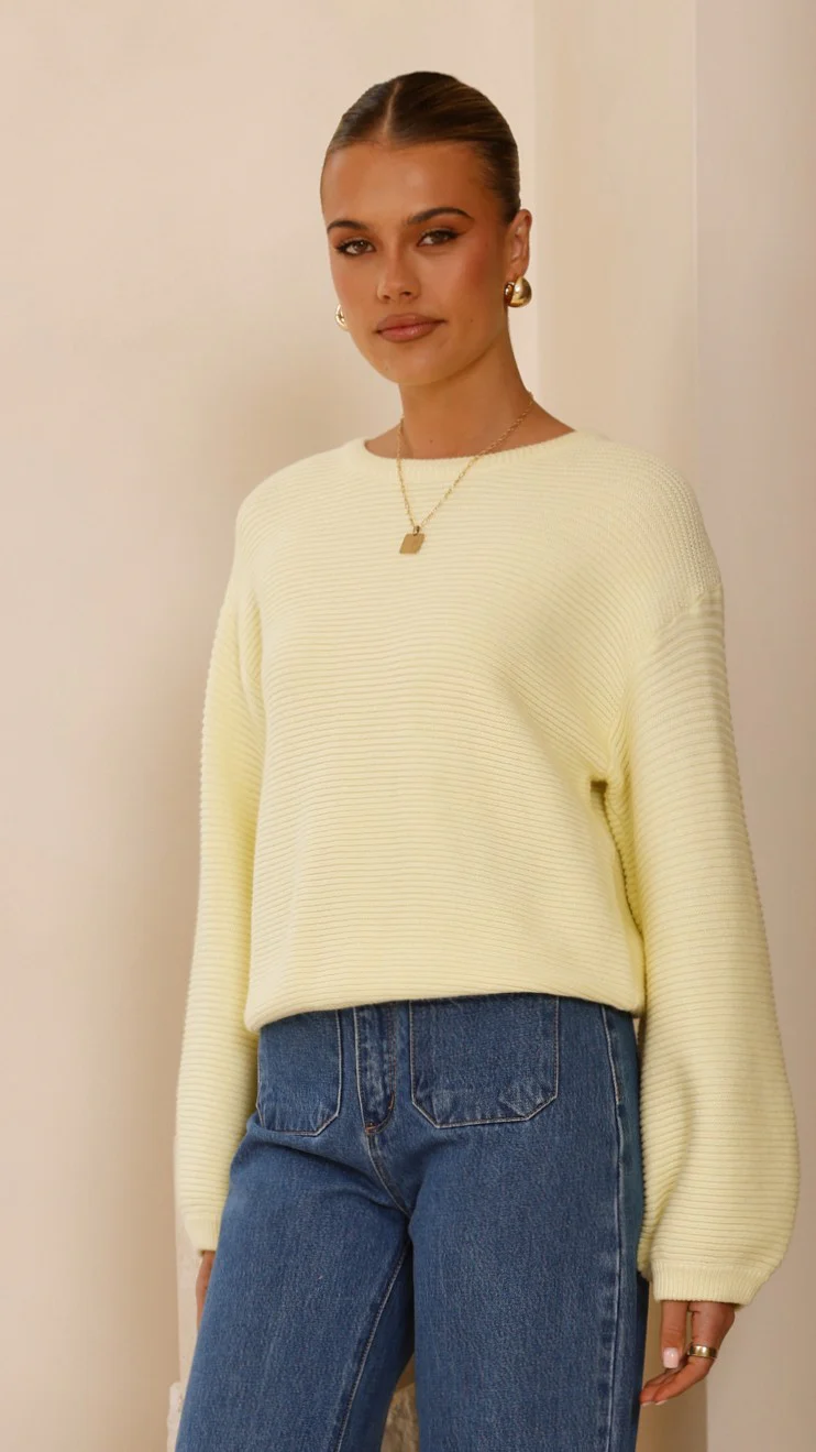 Carmel Knit - Yellow