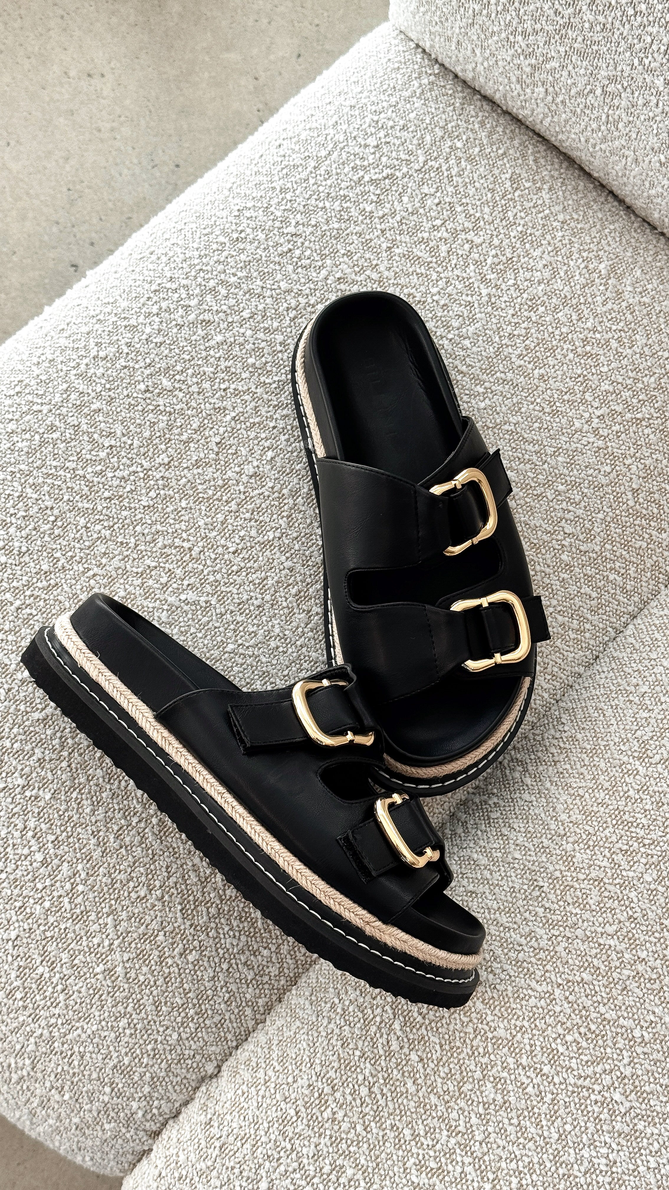 Alessia Slide - Black