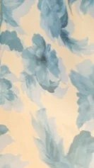 Erin Mini Dress - Yellow / Blue Floral