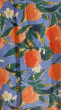 Cartia Mini Dress - Orange Print