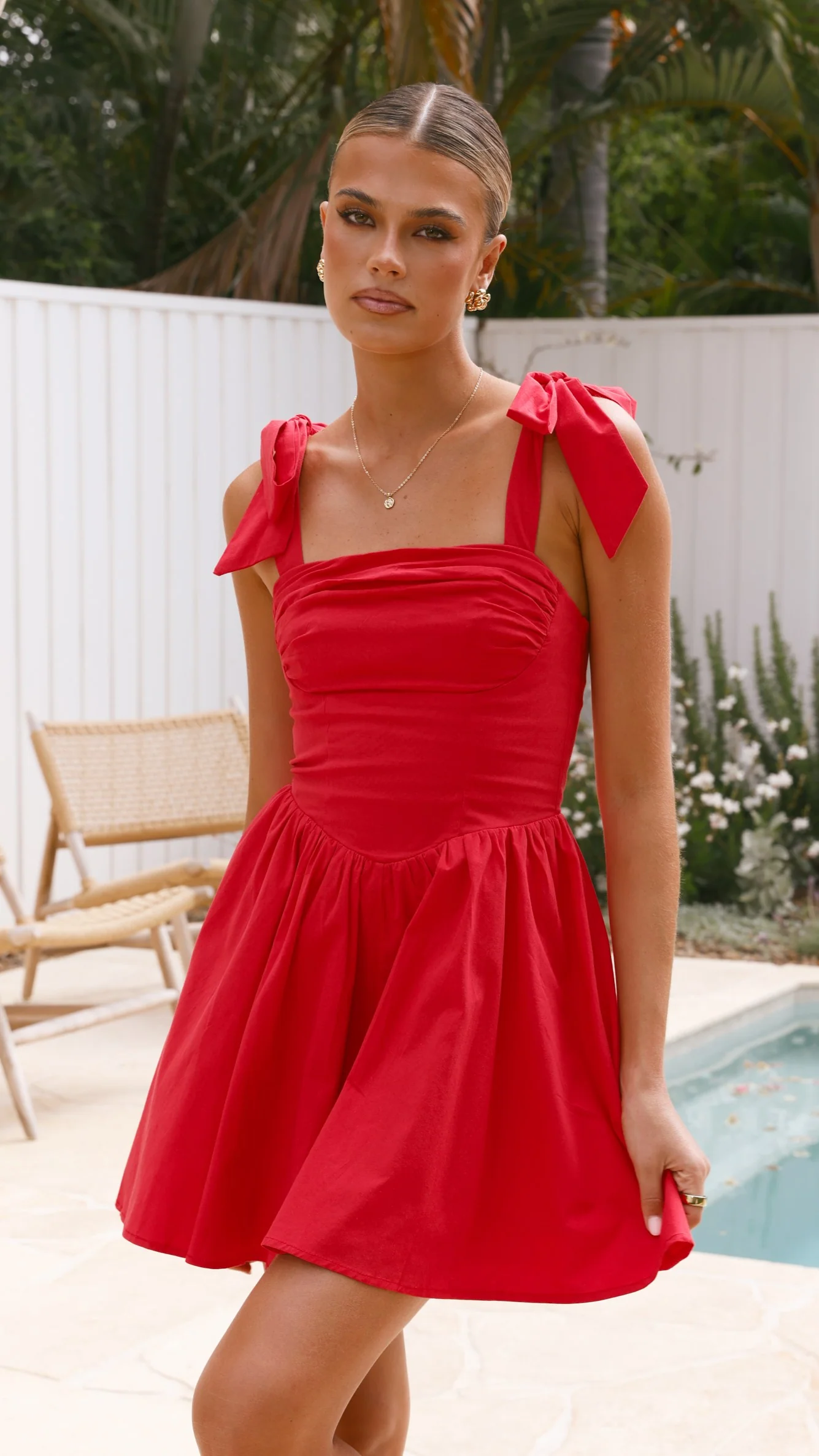 Haisley Mini Dress - Red