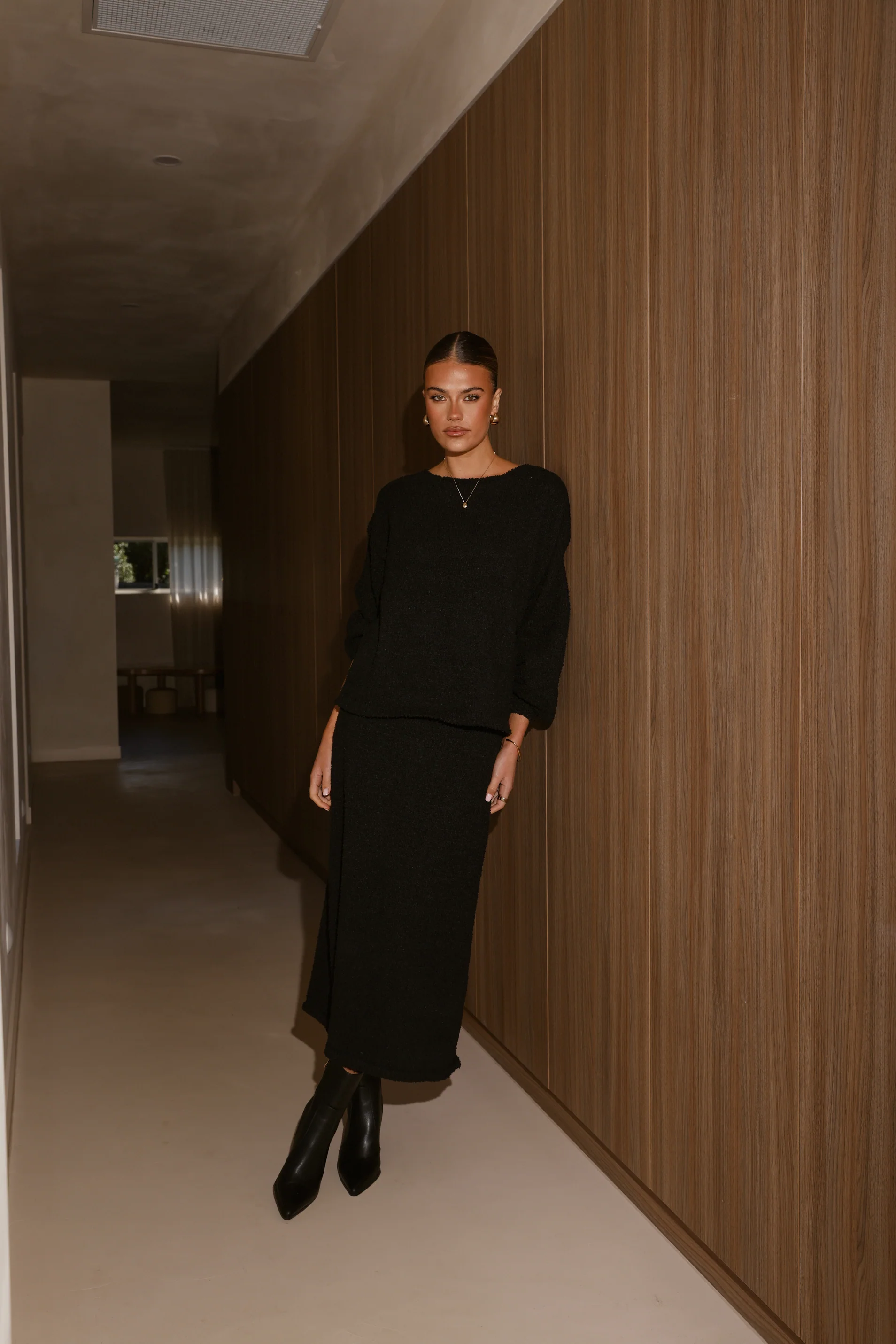 Cohen Knit Jumper - Black