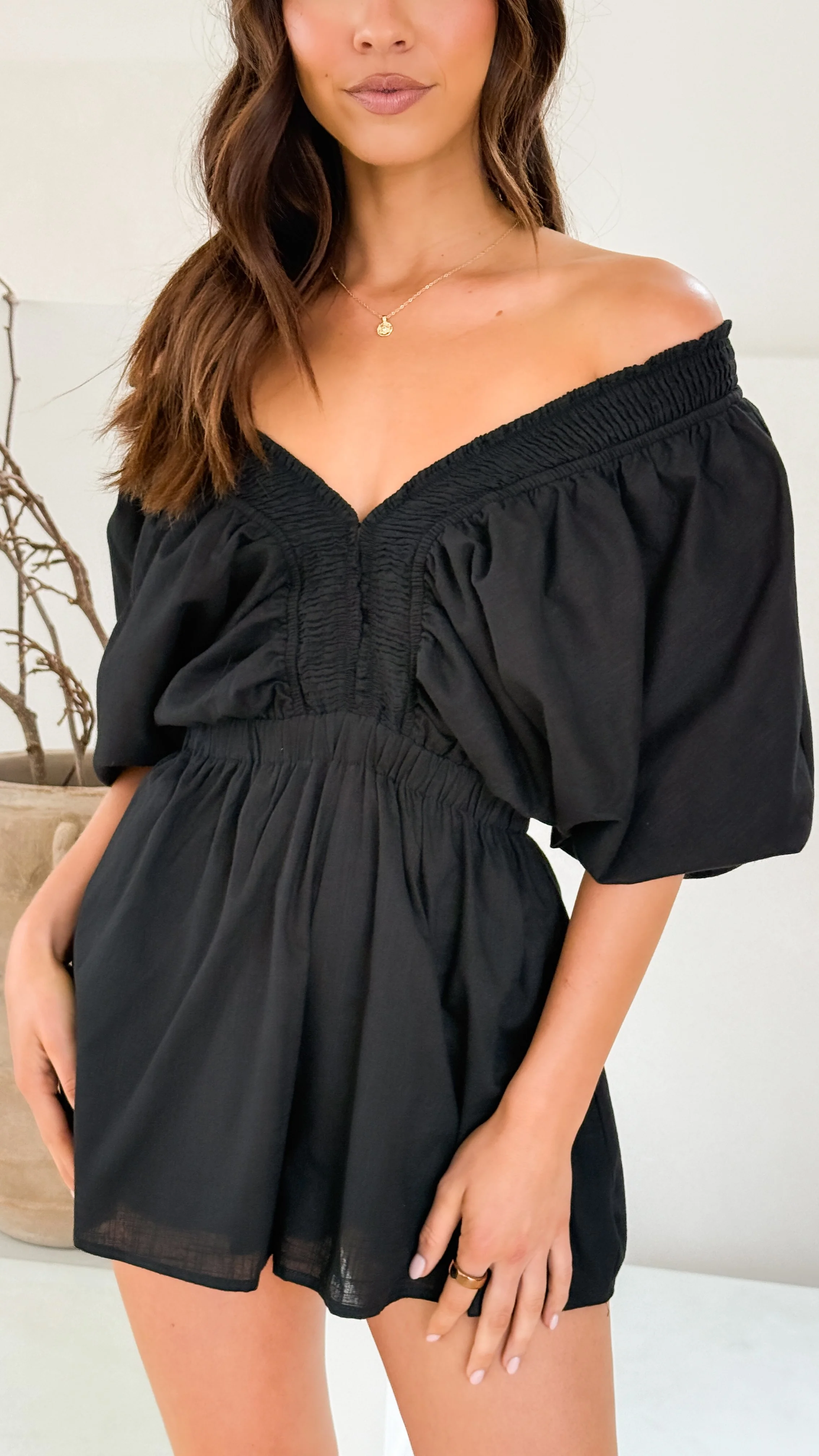 Carson Playsuit - Black