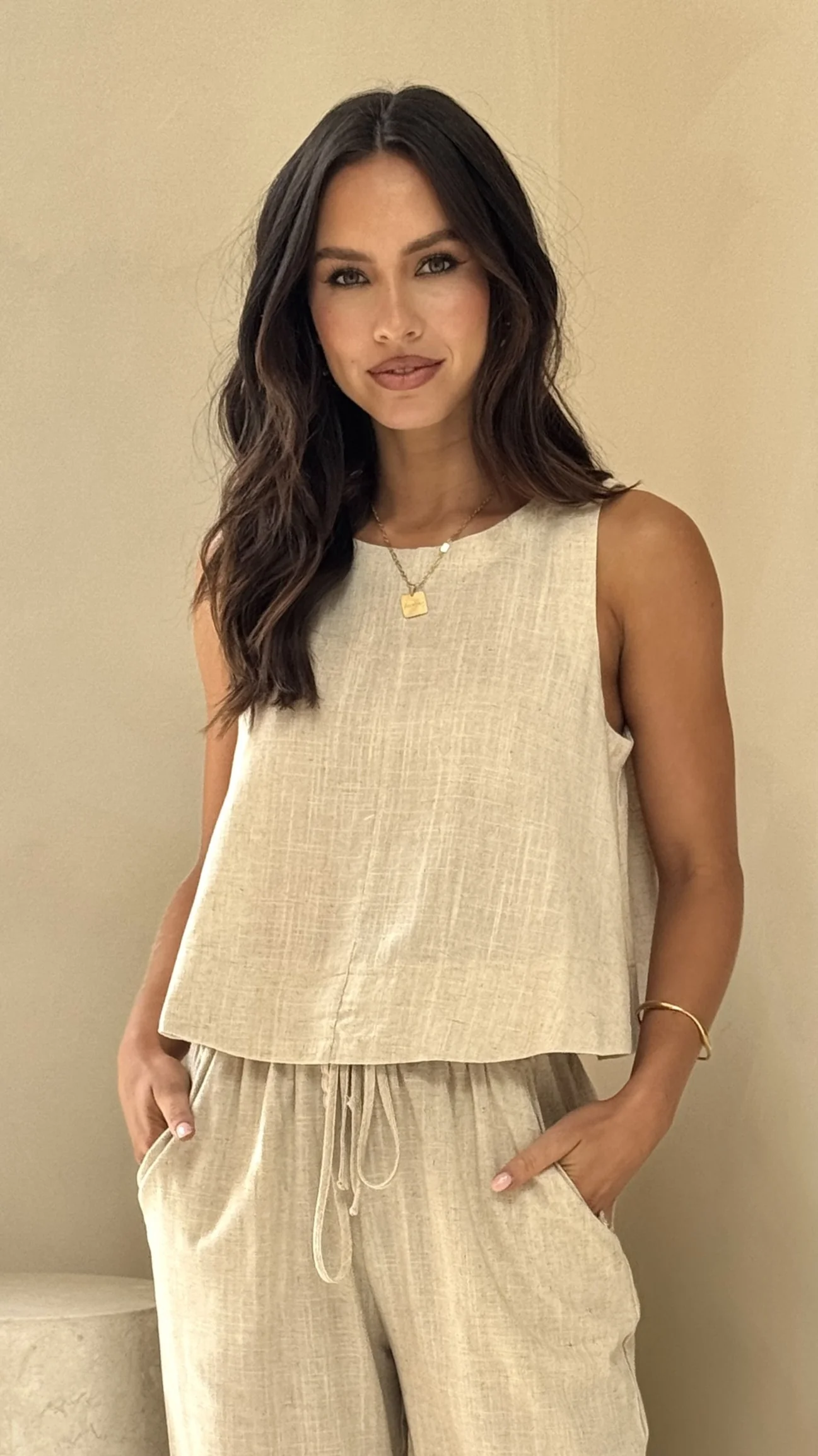 Charmain Top - Natural