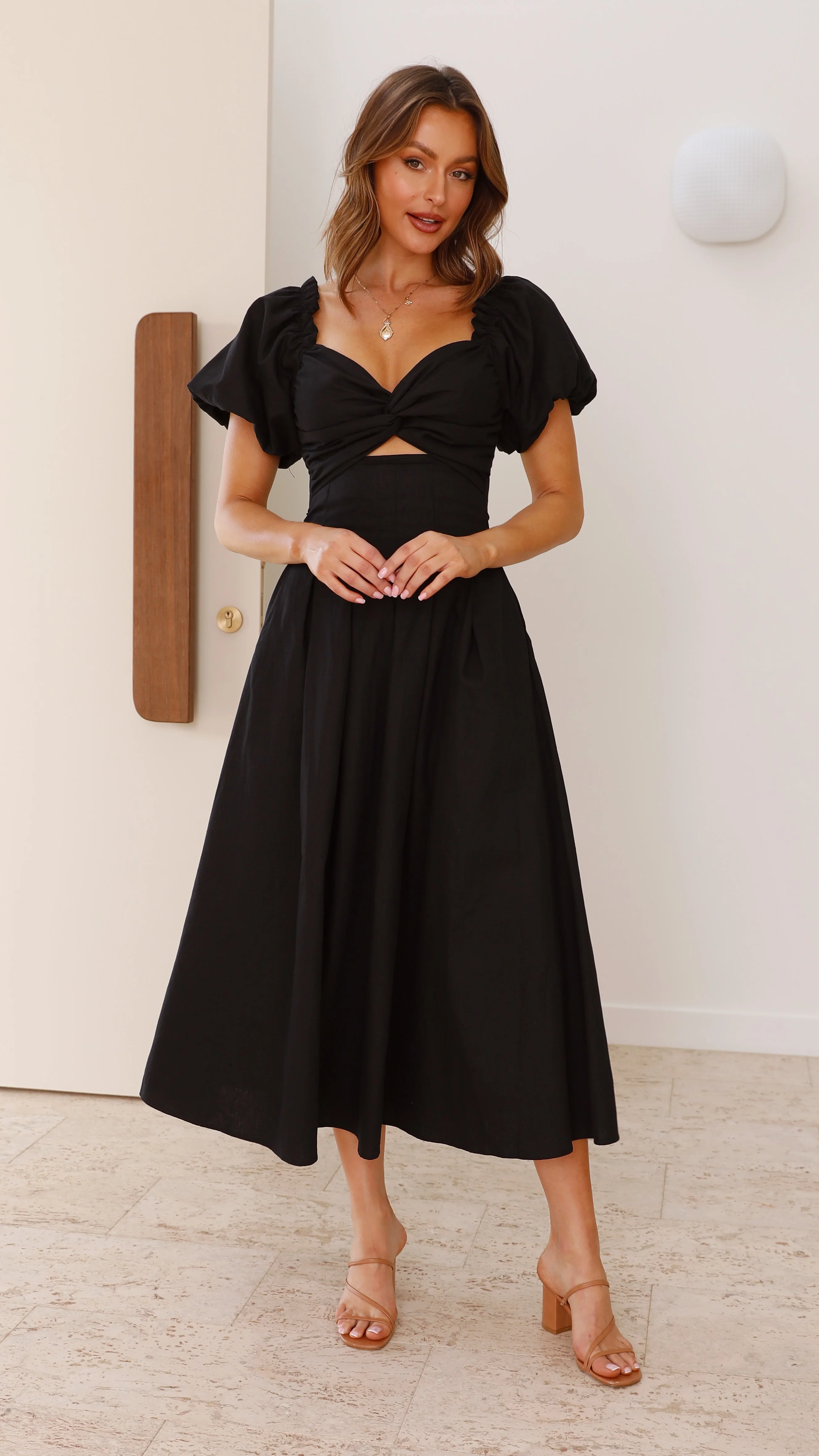 Christina Maxi Dress - Black