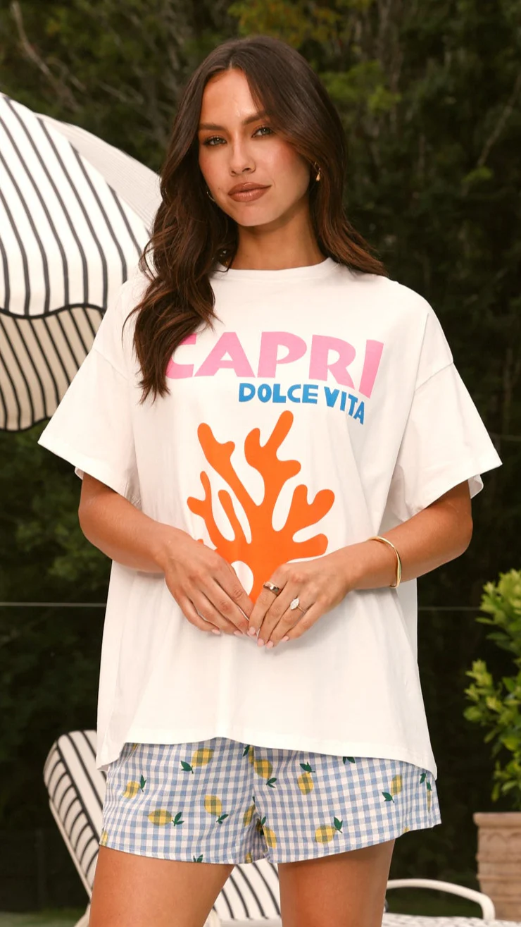 Capri Dolce Vita Top and Shorts Set - Reef